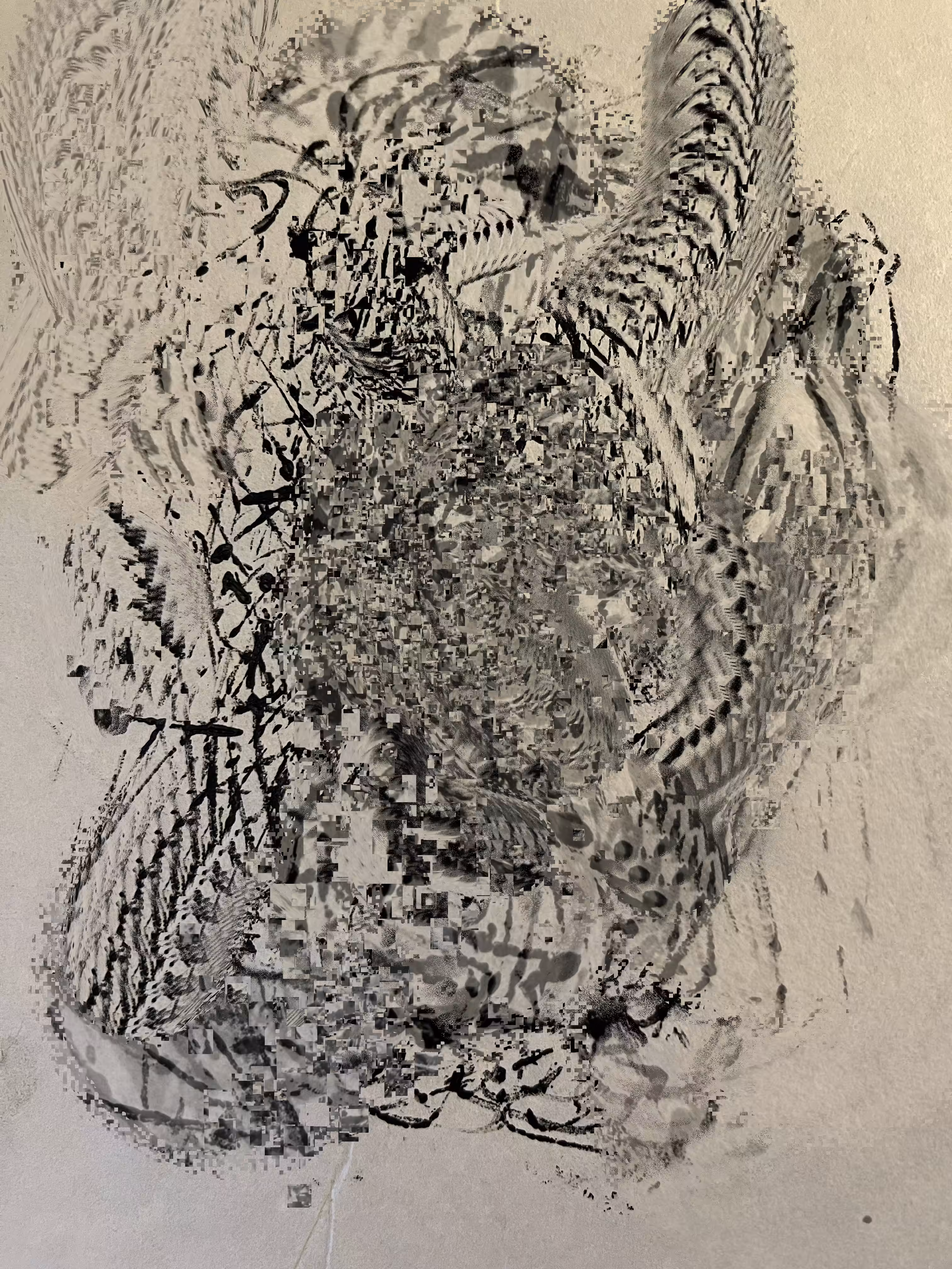 abstract in in ink and pixels