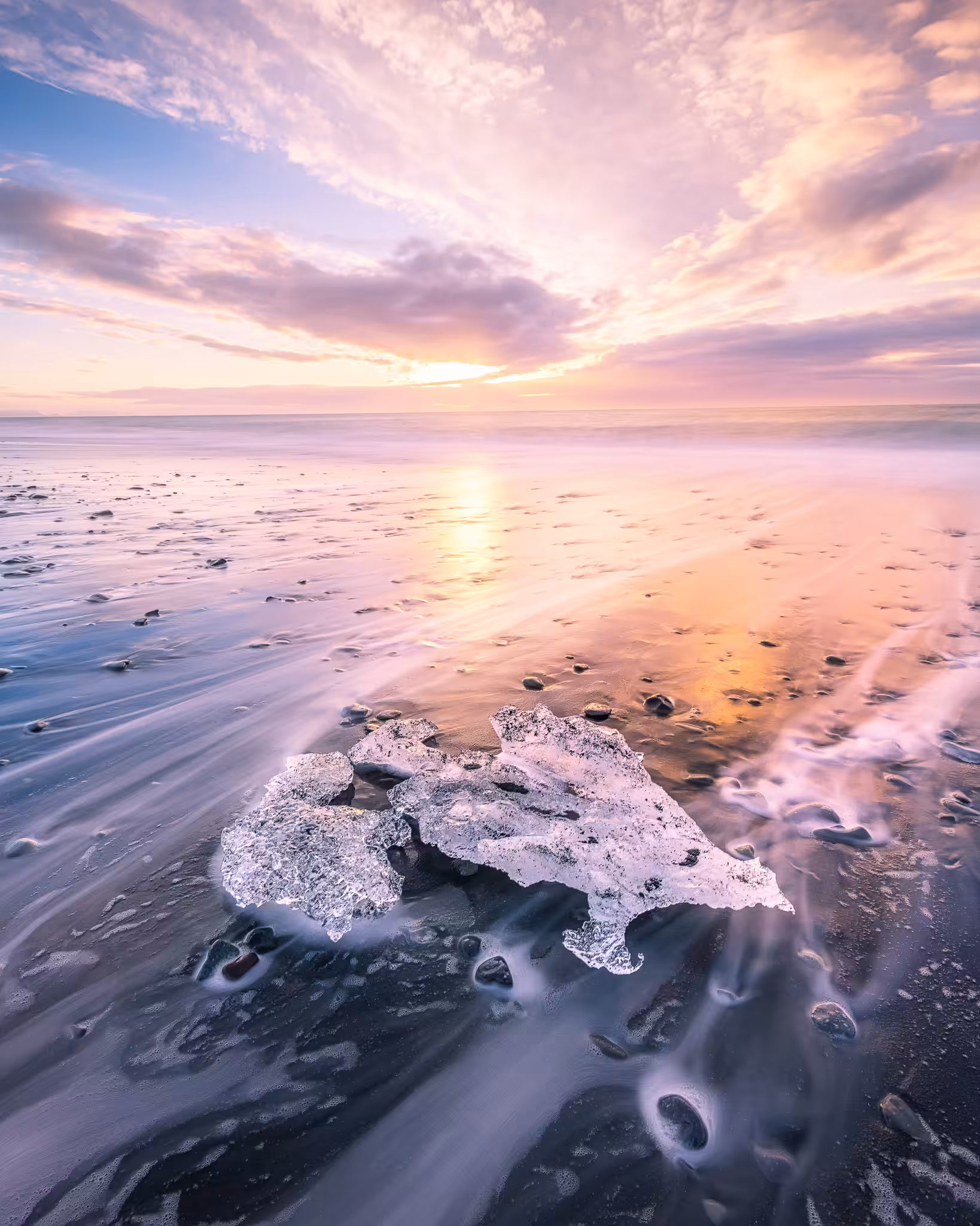 Pastel ice
