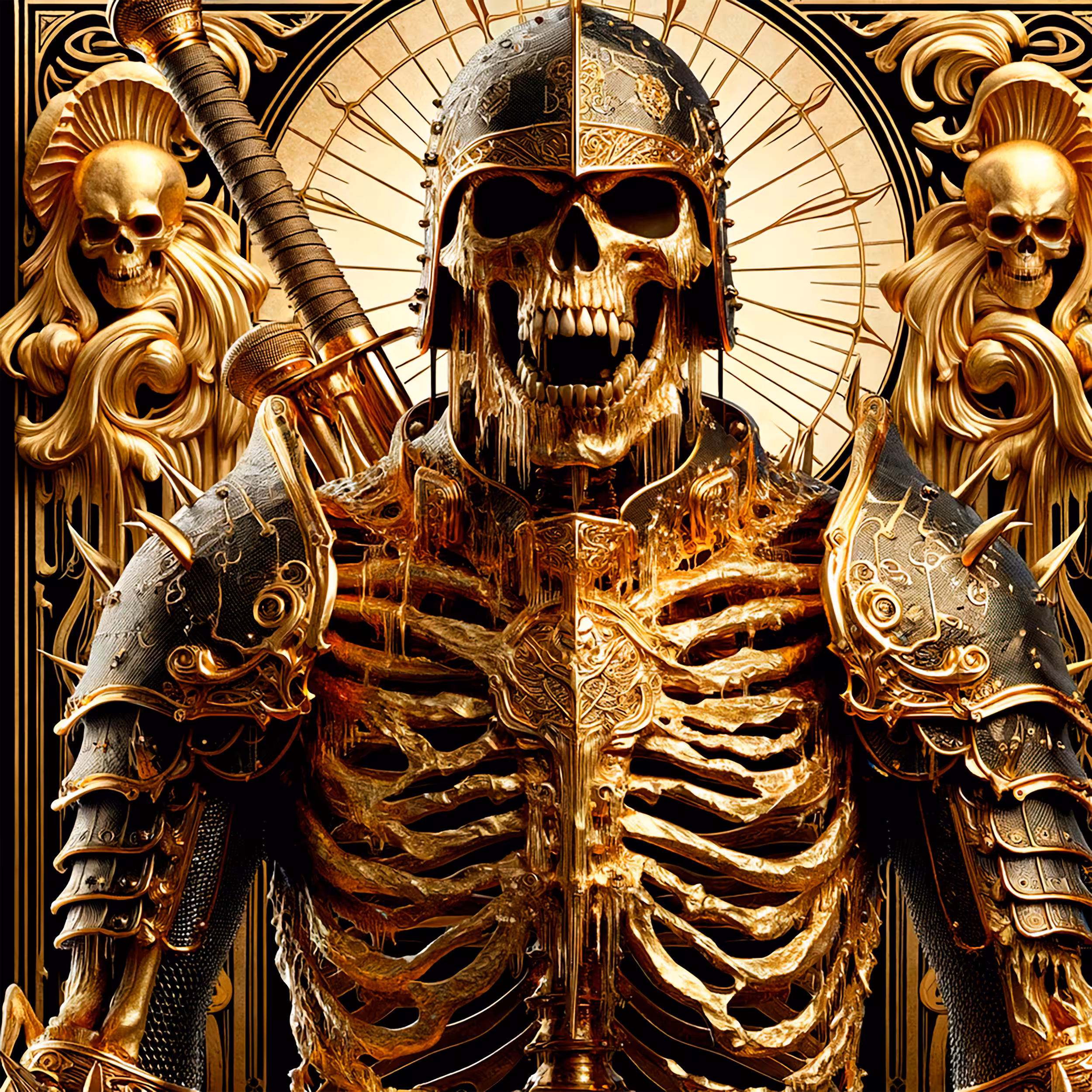 Alchemy Nouveau - skeleton warrior