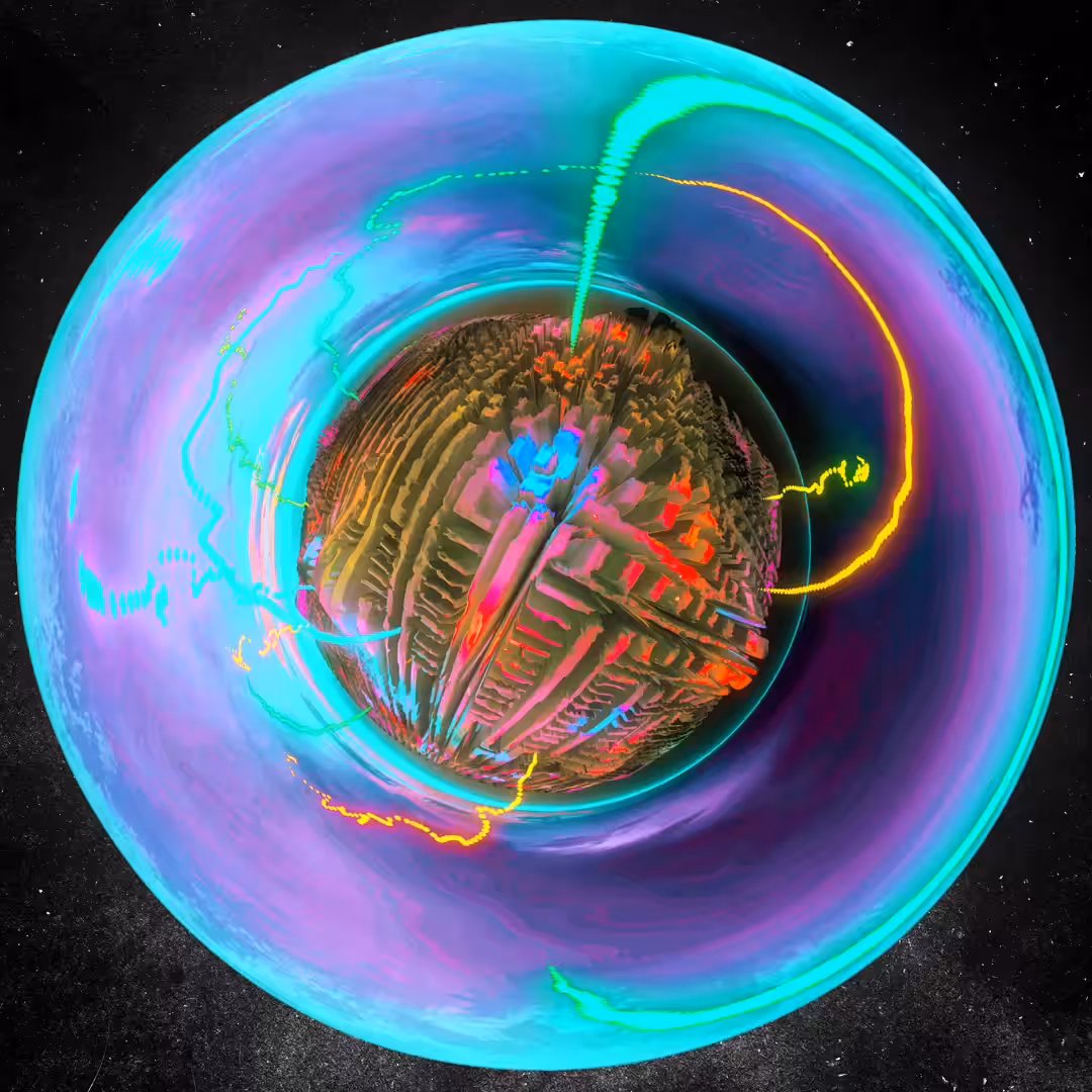Critical Radiation (Generative Trippy Crystal)