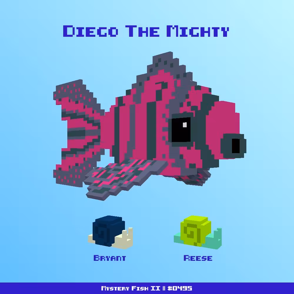 Diego The Mighty :: Mystery Fish 0495/1000 