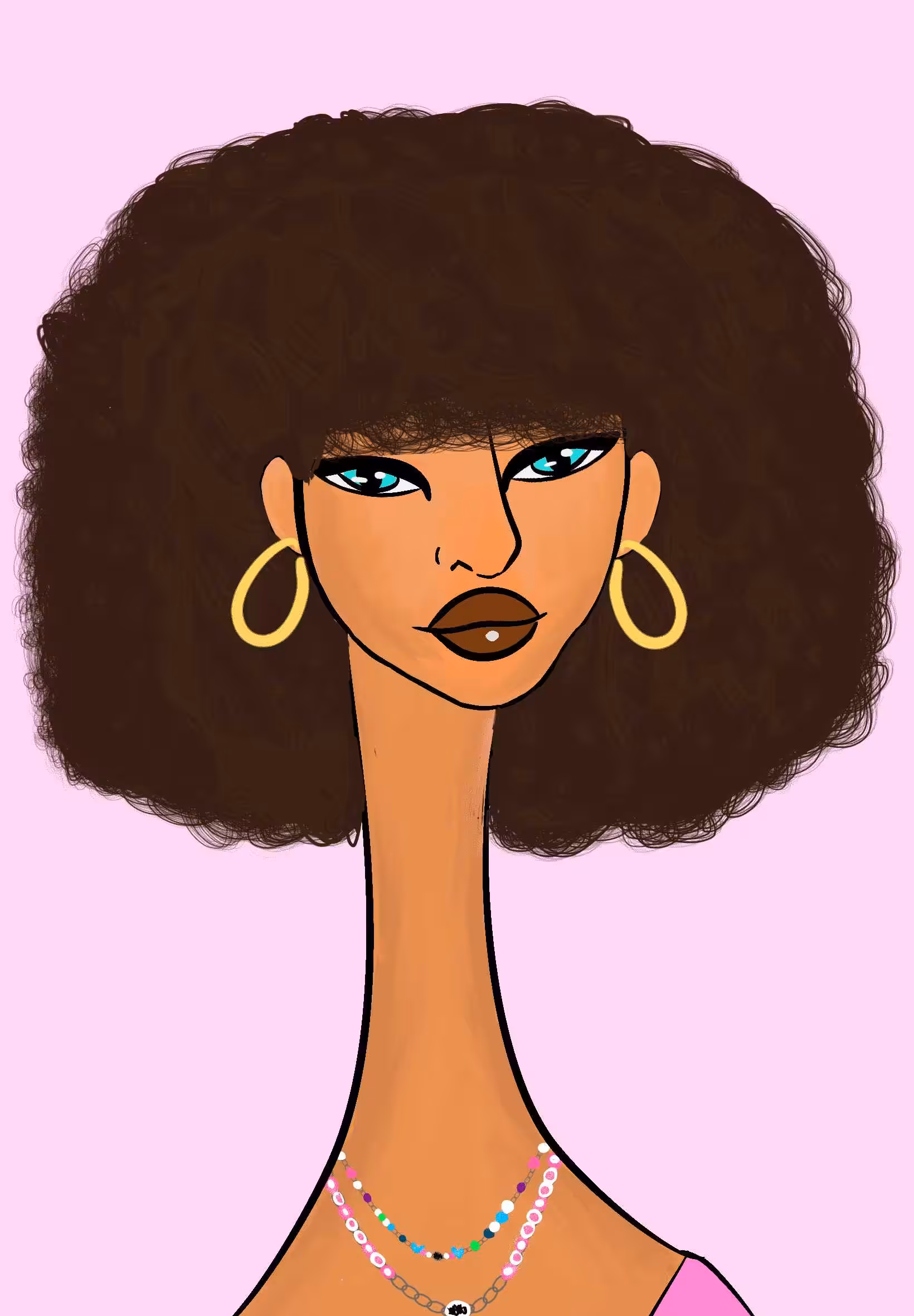 Long Neckie Lady #2694