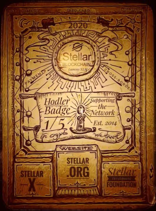 Stellar 'Hodler Badge' (2020, animated) #1