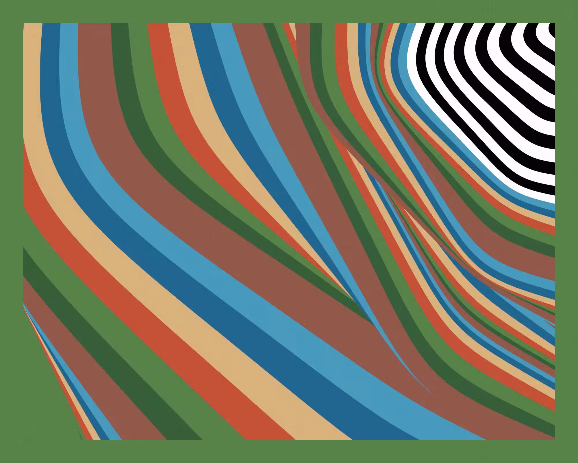 Alternating bands of color #170