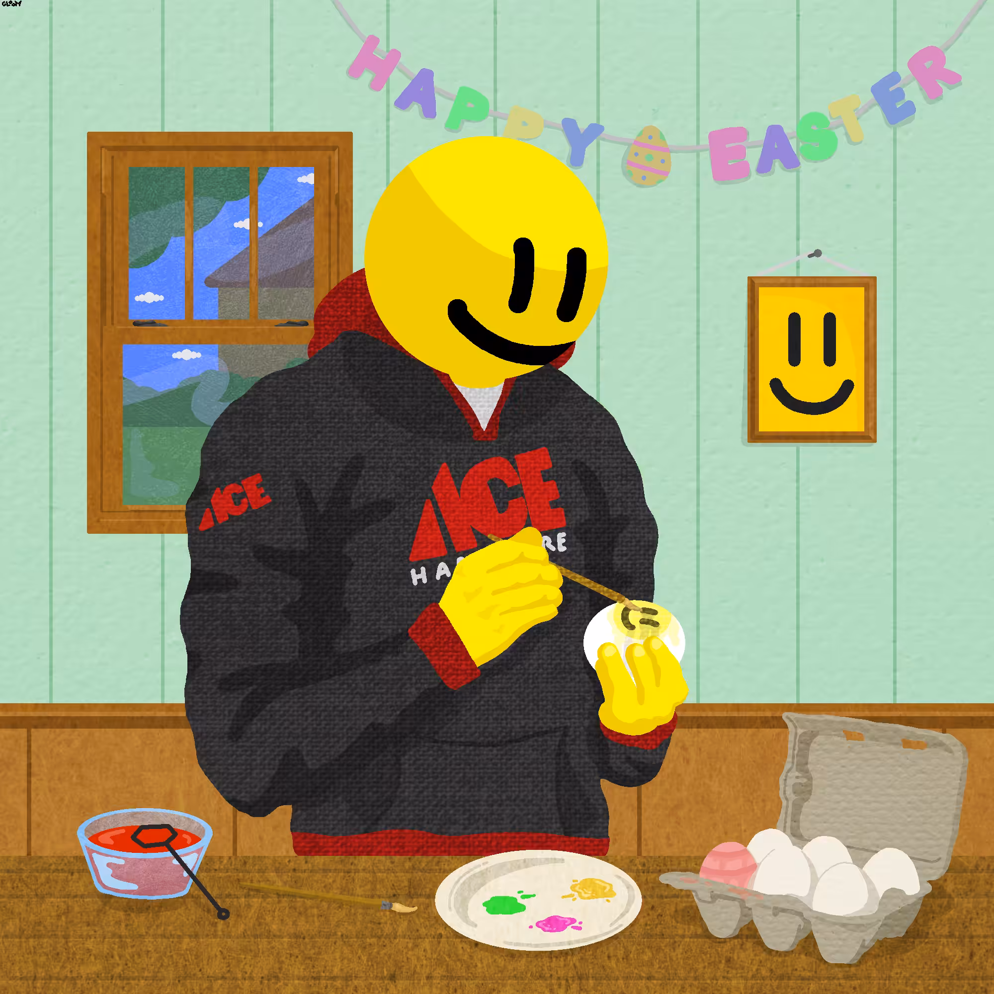 Painting Easter Eggs