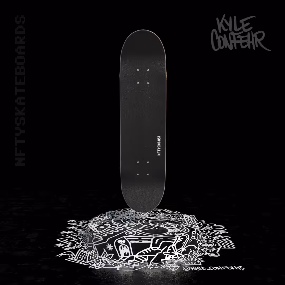nftyskateboards NFT#057 - Kyle Confehr "NFTYSK8 Yellow"