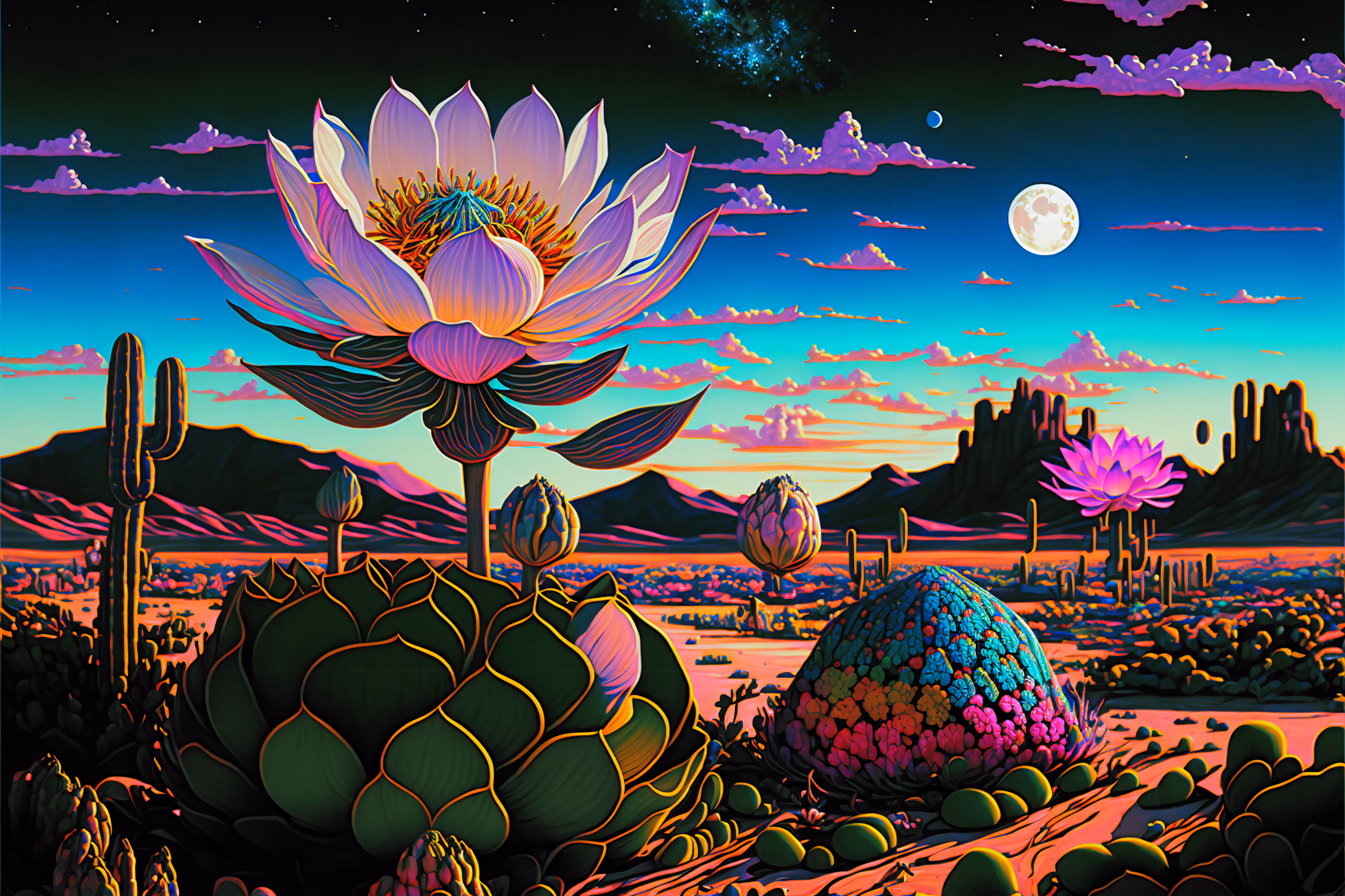 Desert Lotus Love