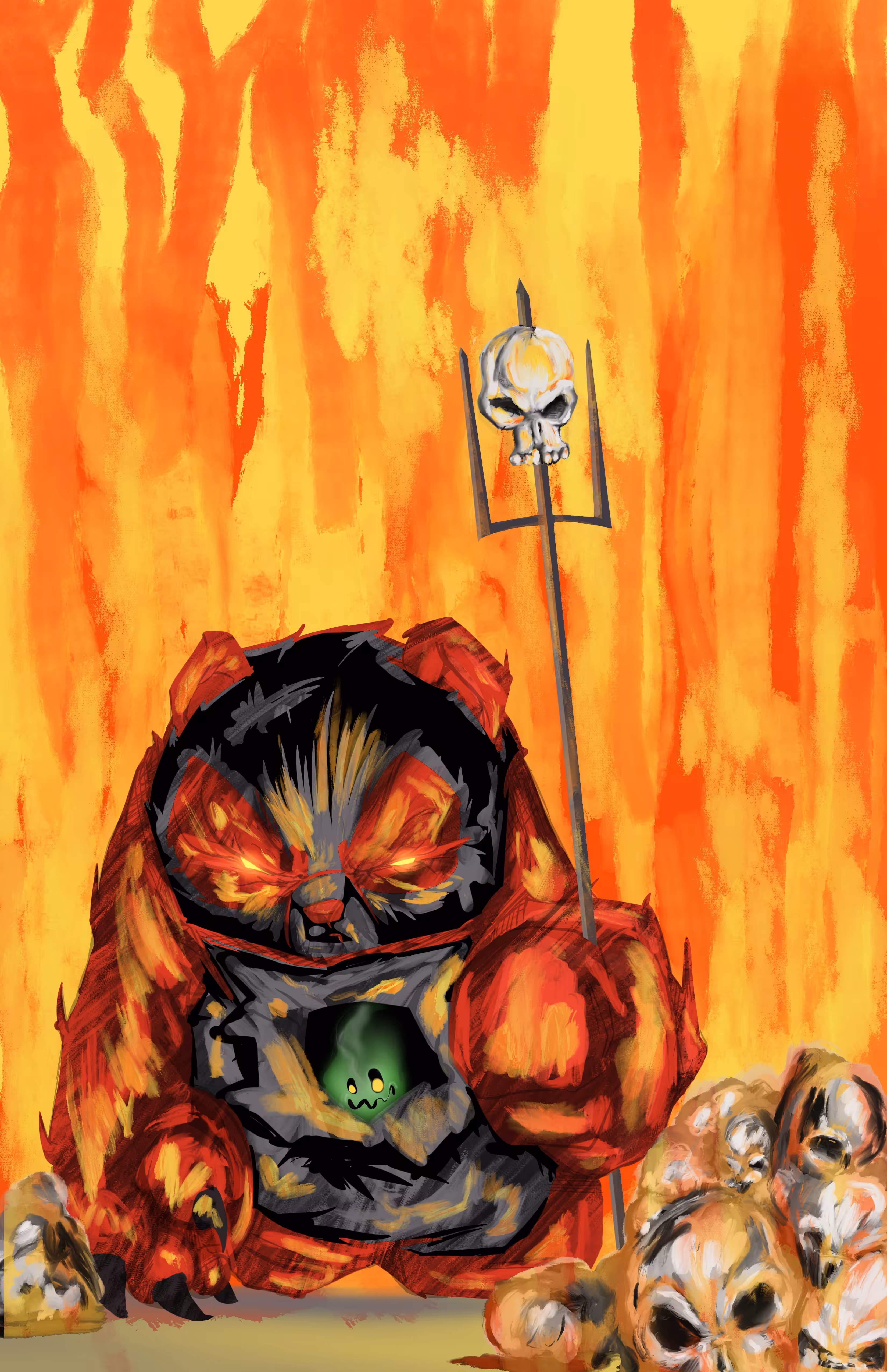 red demon panda