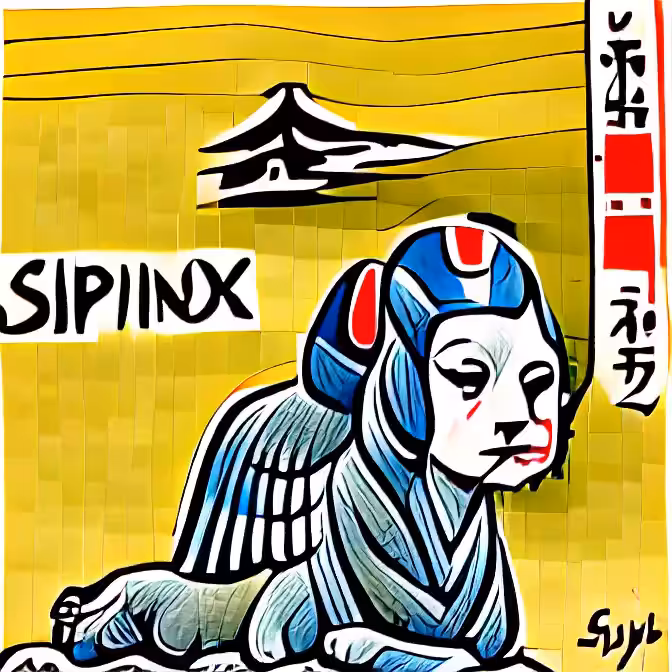 Ukiyo-e Sphinx