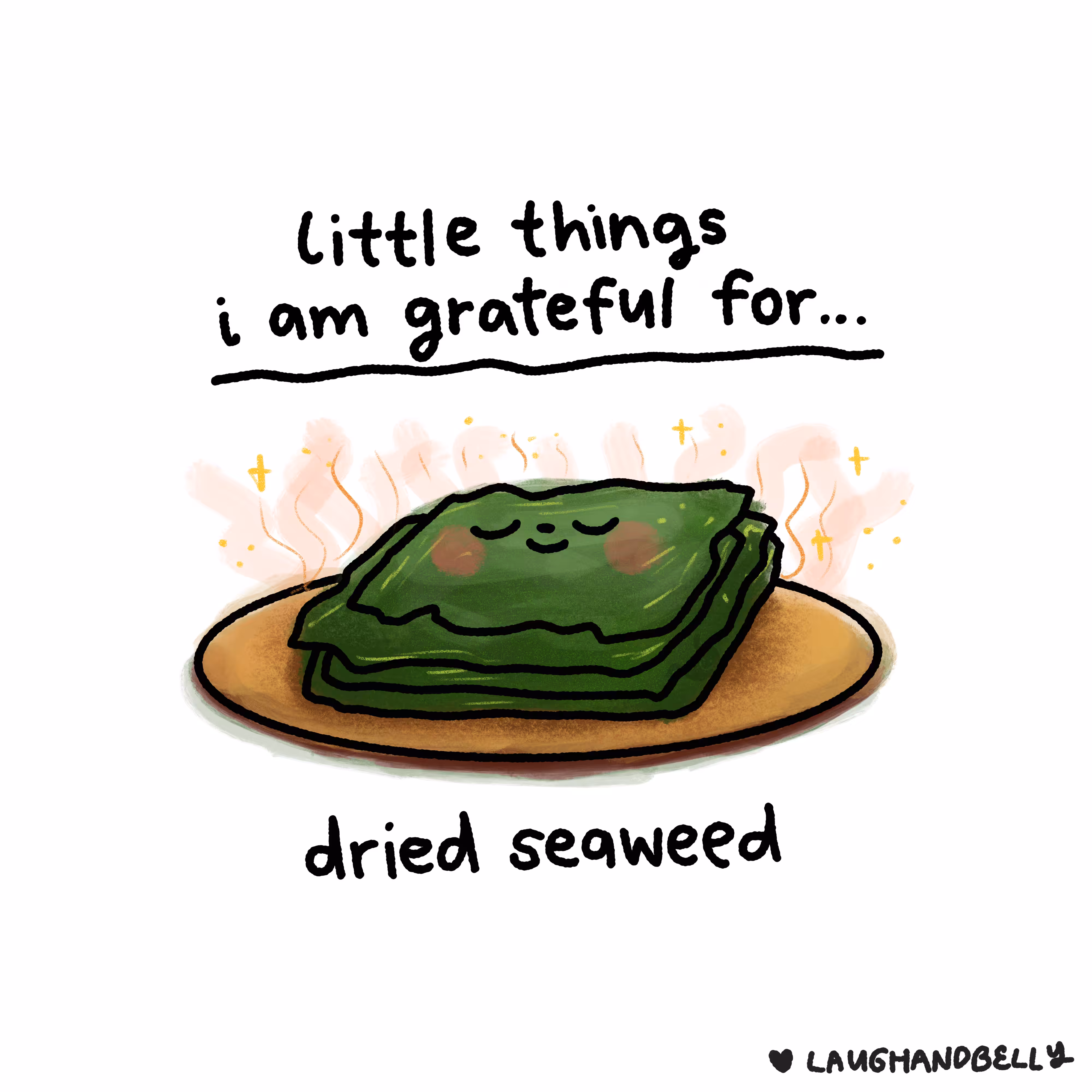 little things i am grateful for: Dried Seaweed