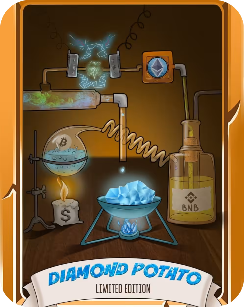 Diamond potato