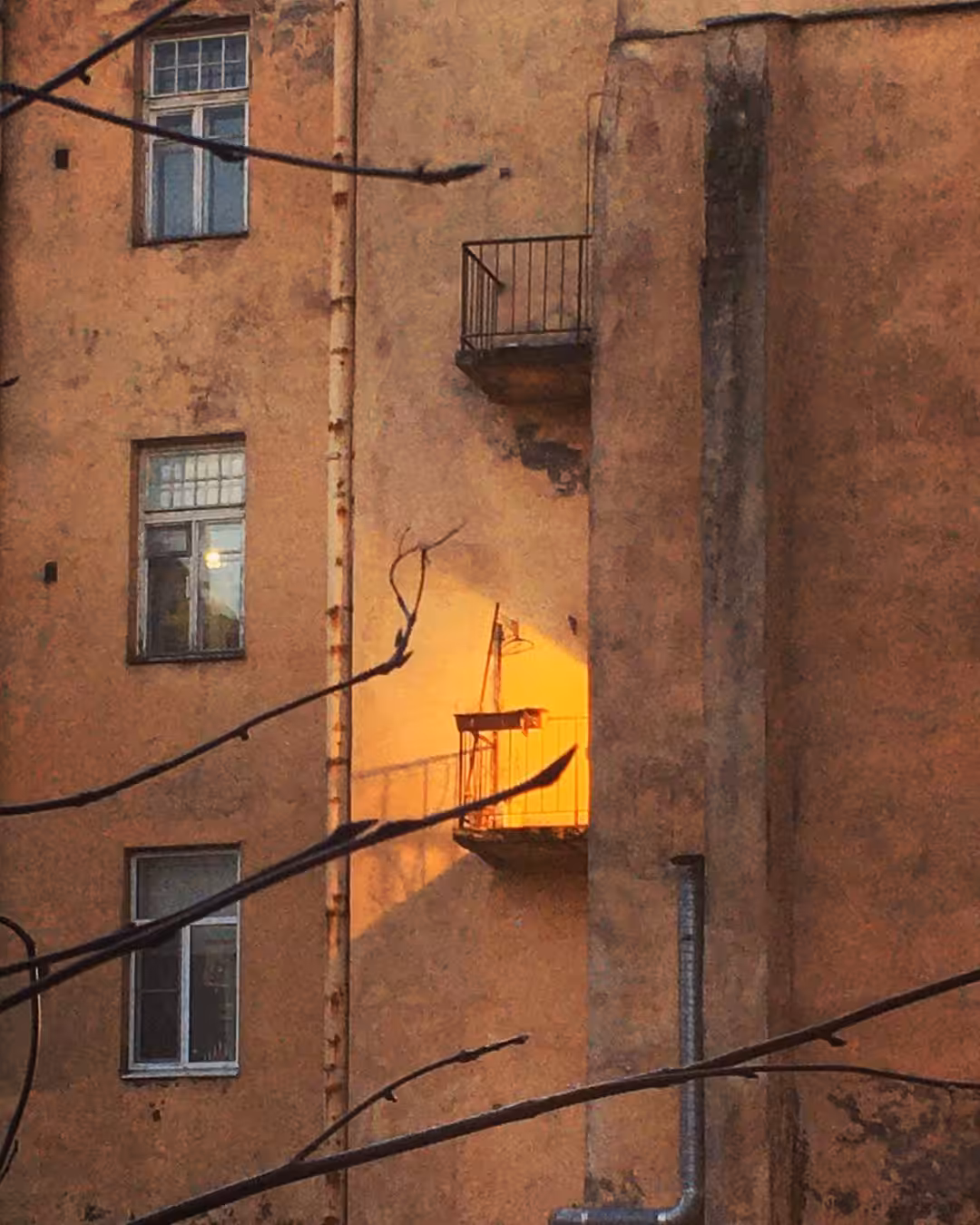 sudden light