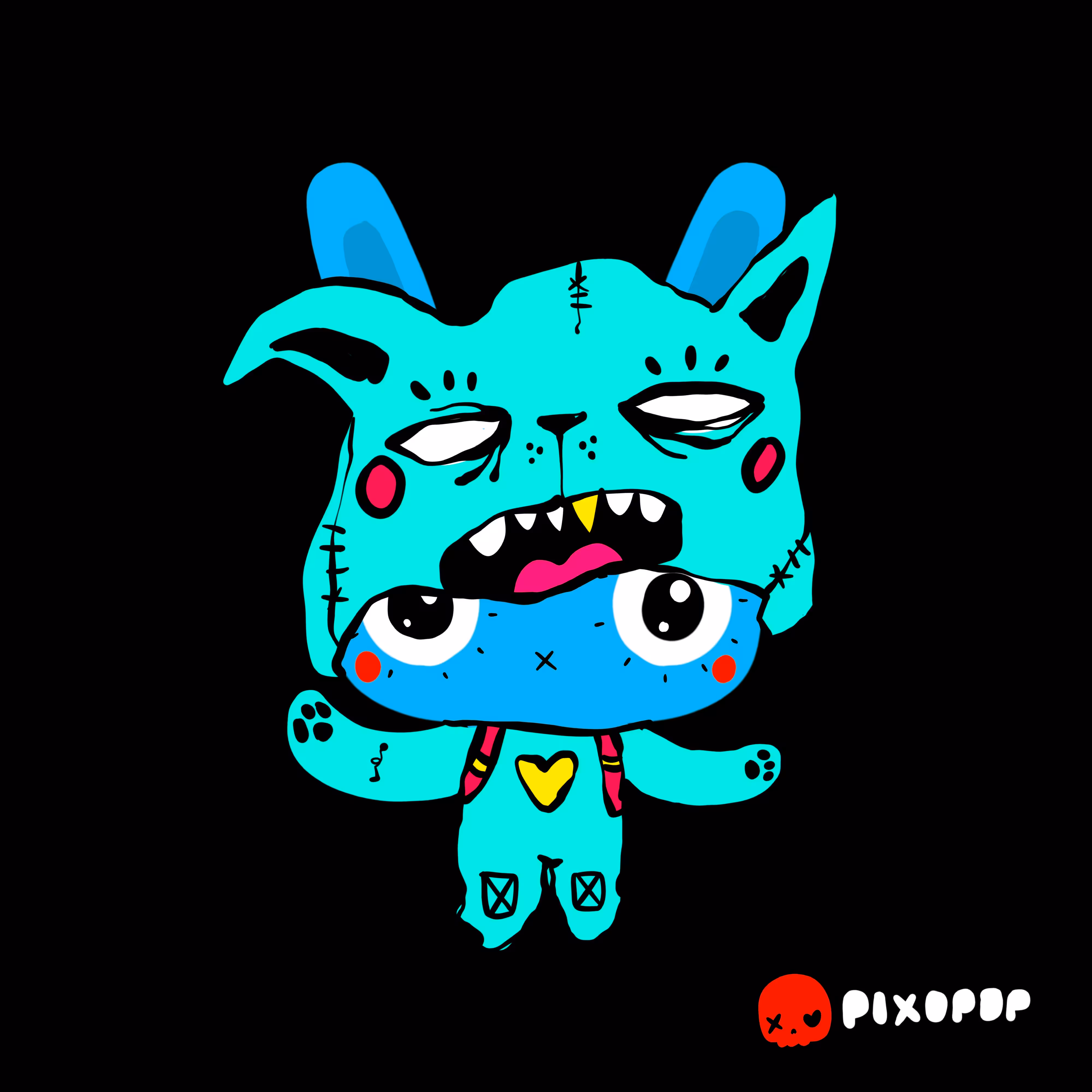 PIXOPOP CUTIES: Stitch Bunny #150