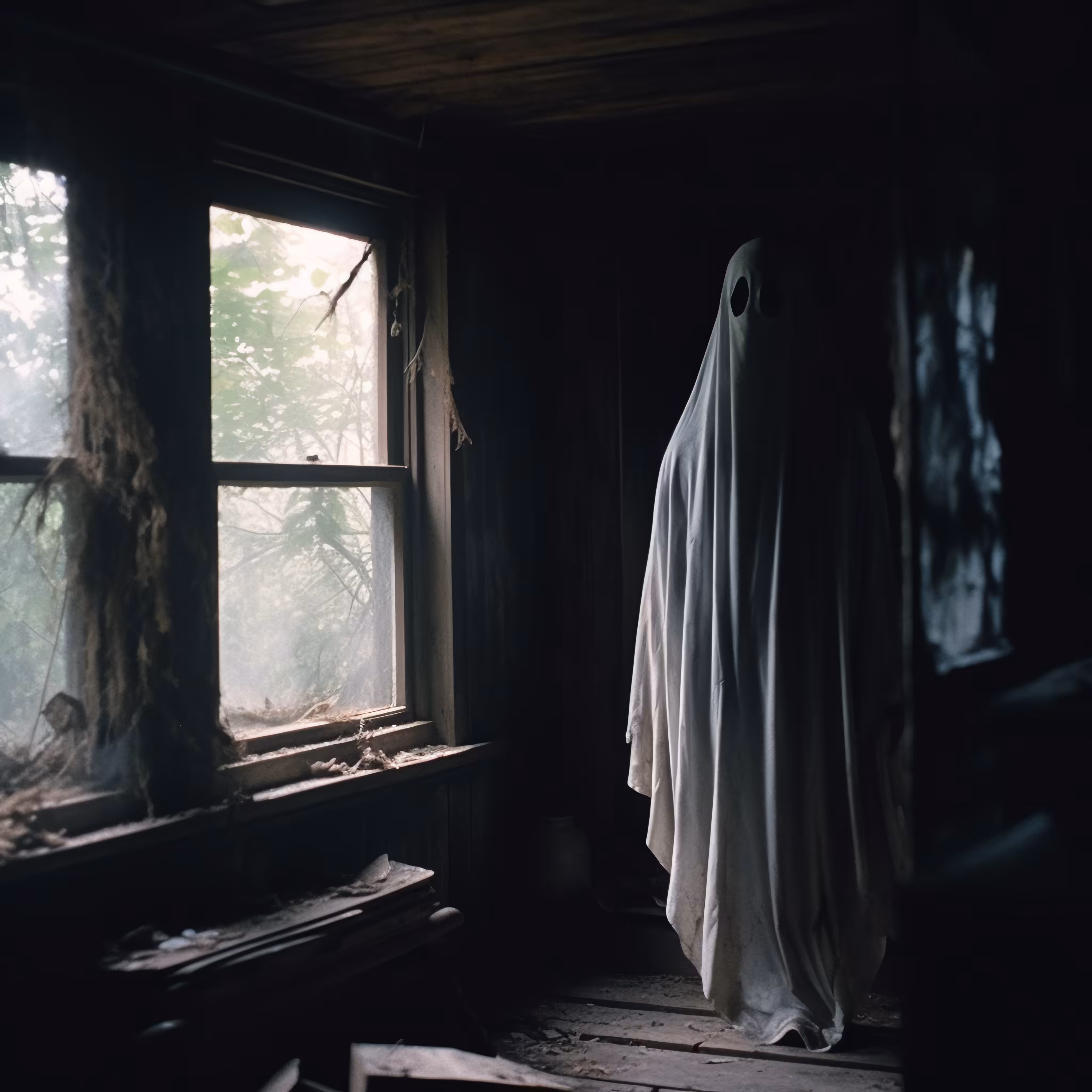 The ghost of the house on the cliff