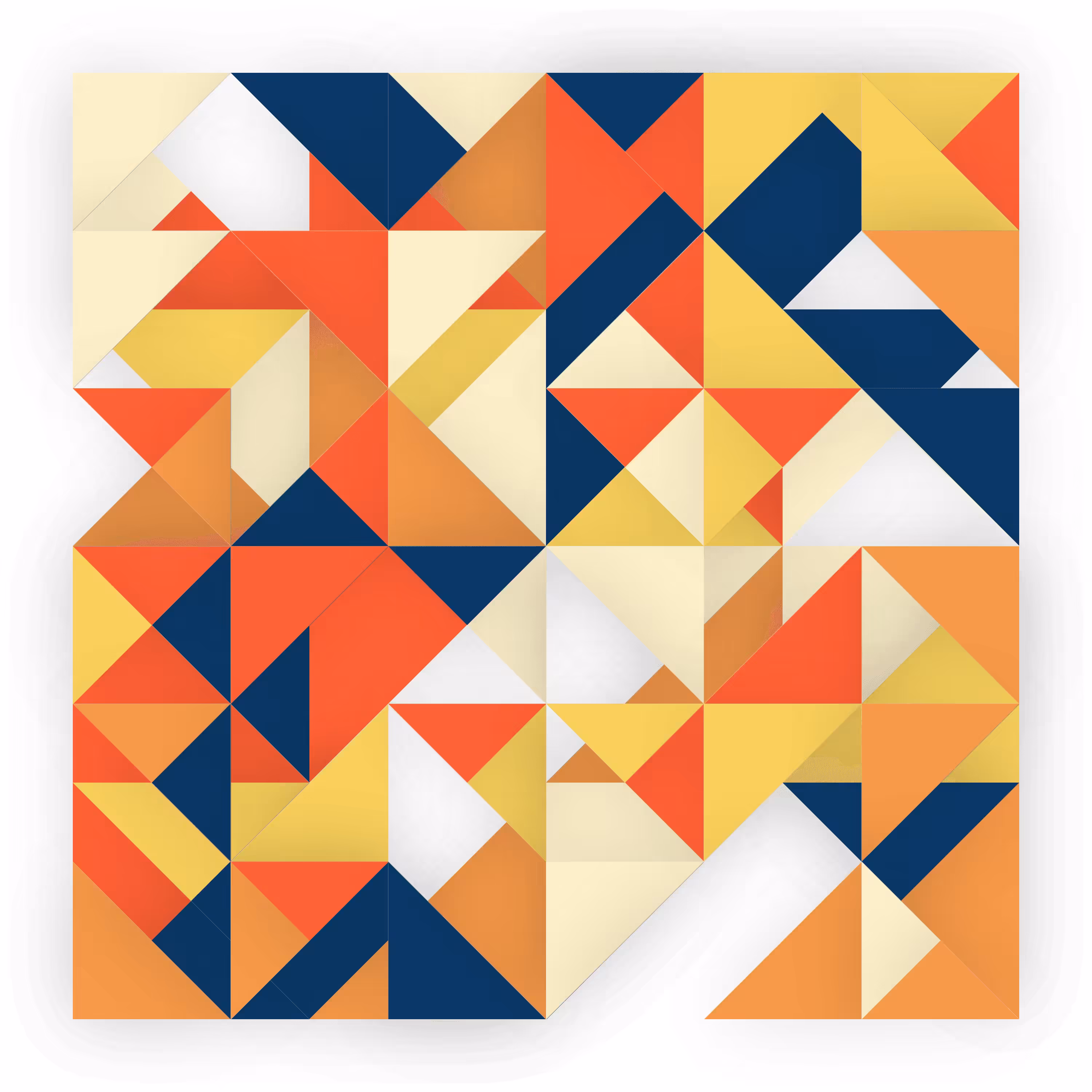 Artpalette 53 - Abstract Triangle Generative art