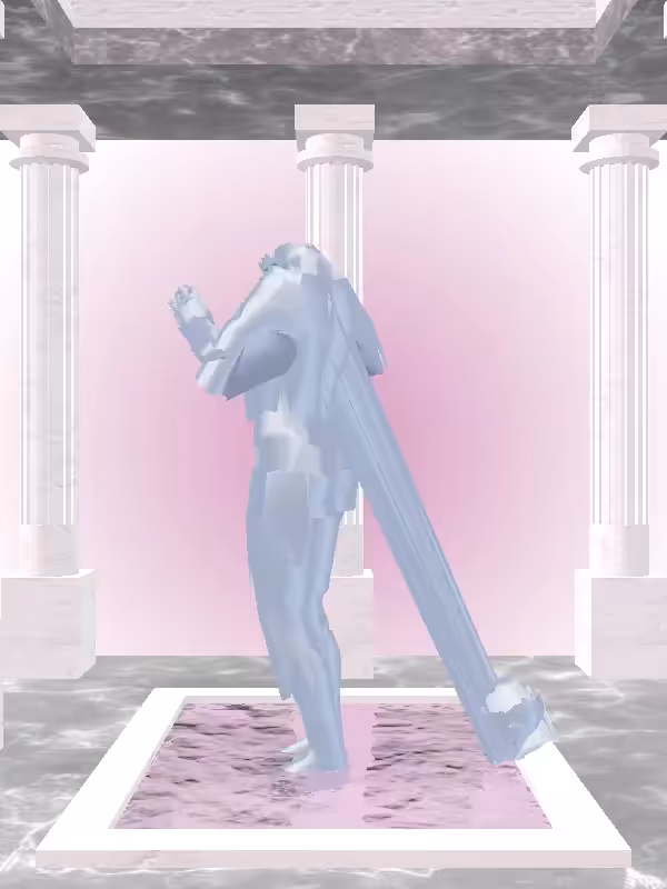 HeavenComputer: The Robotic Blue Sky Woman #3164