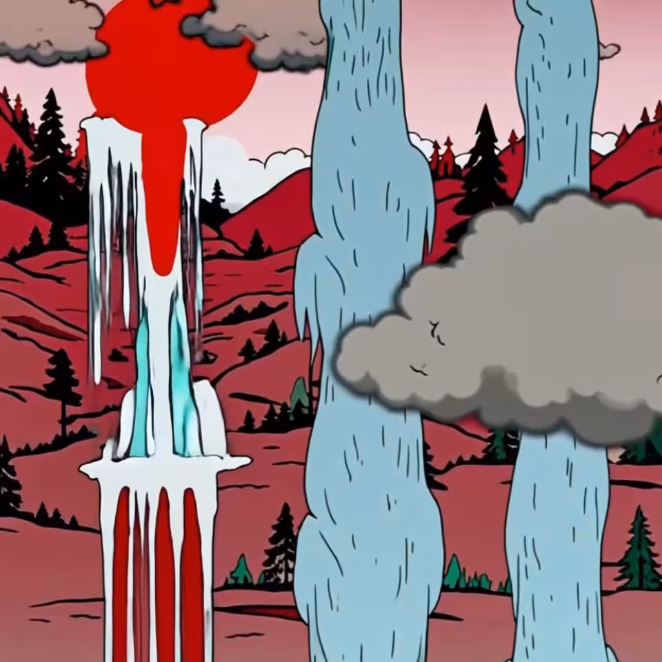 Bloodfall Sunrise