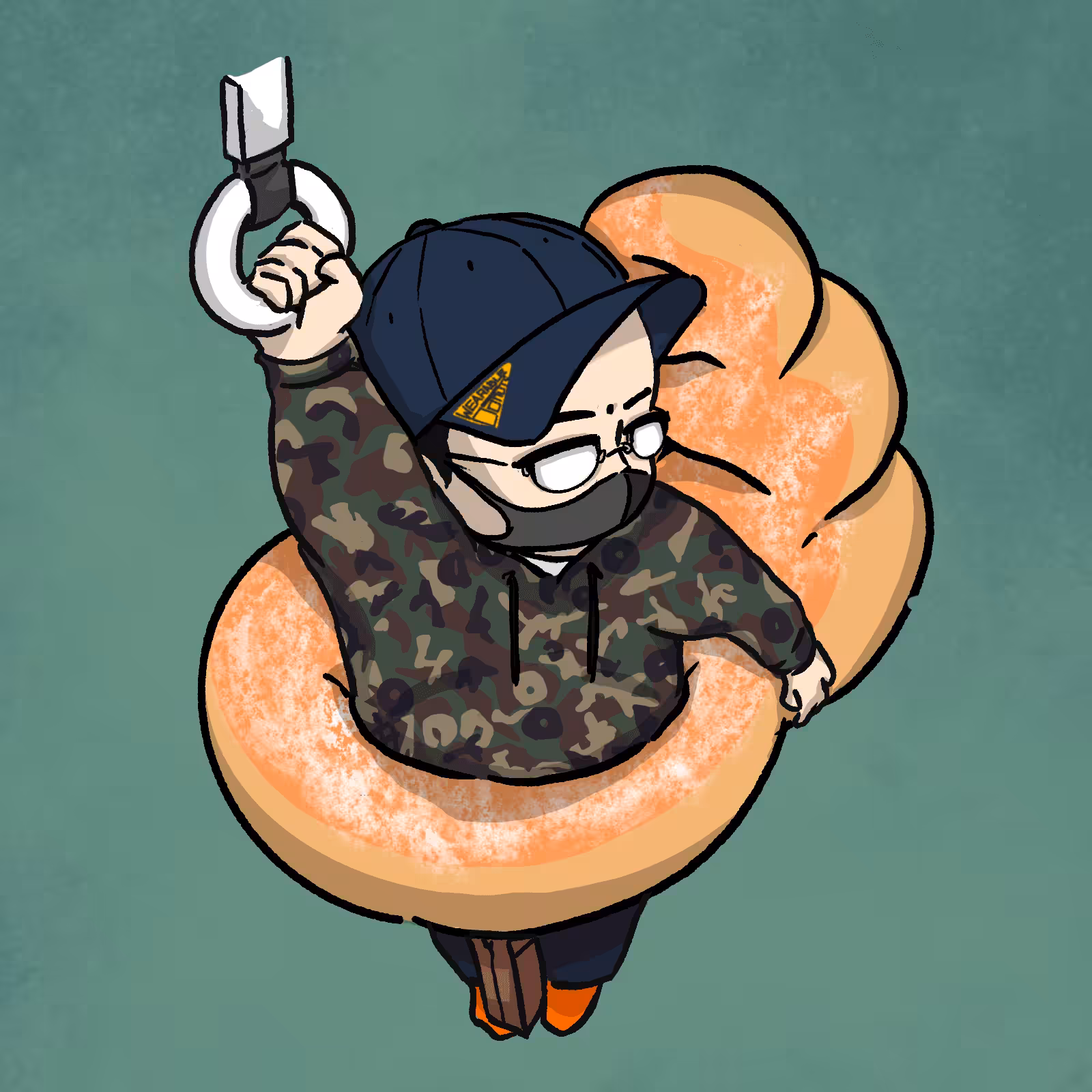 Daily life in donuts #100 Apr.11