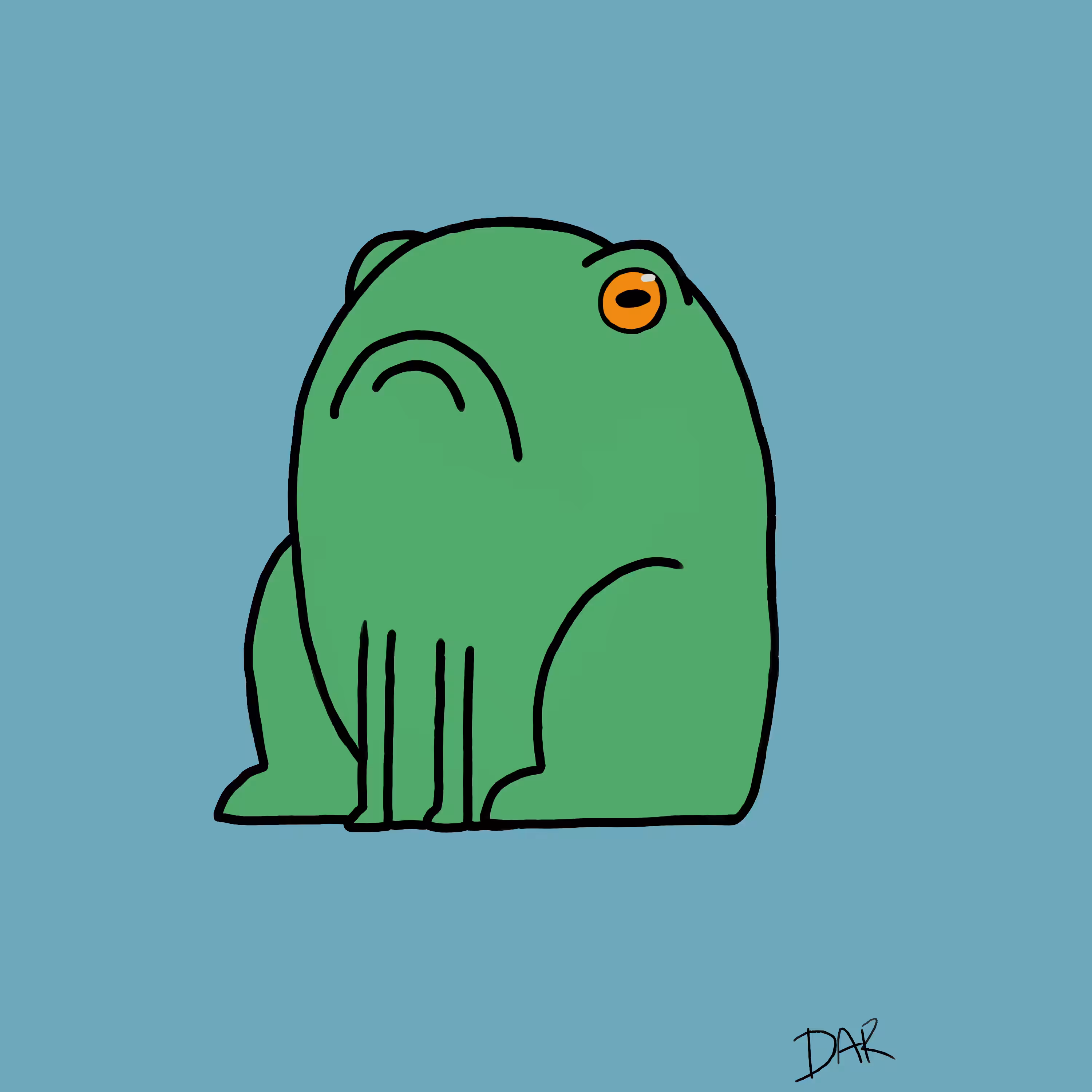 Sad Frog #1