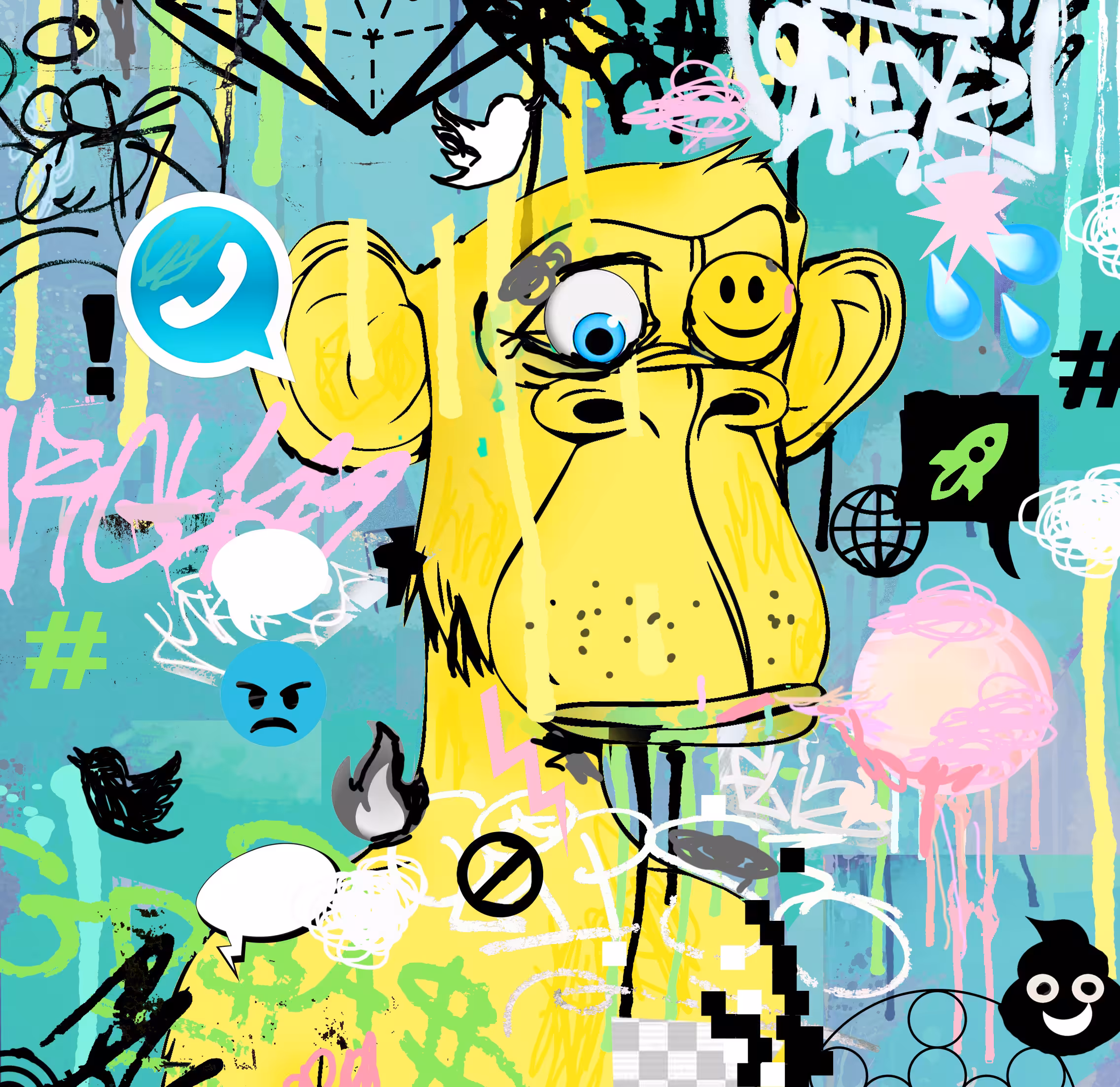 Ape 017 (Bubblegum Punk III)
