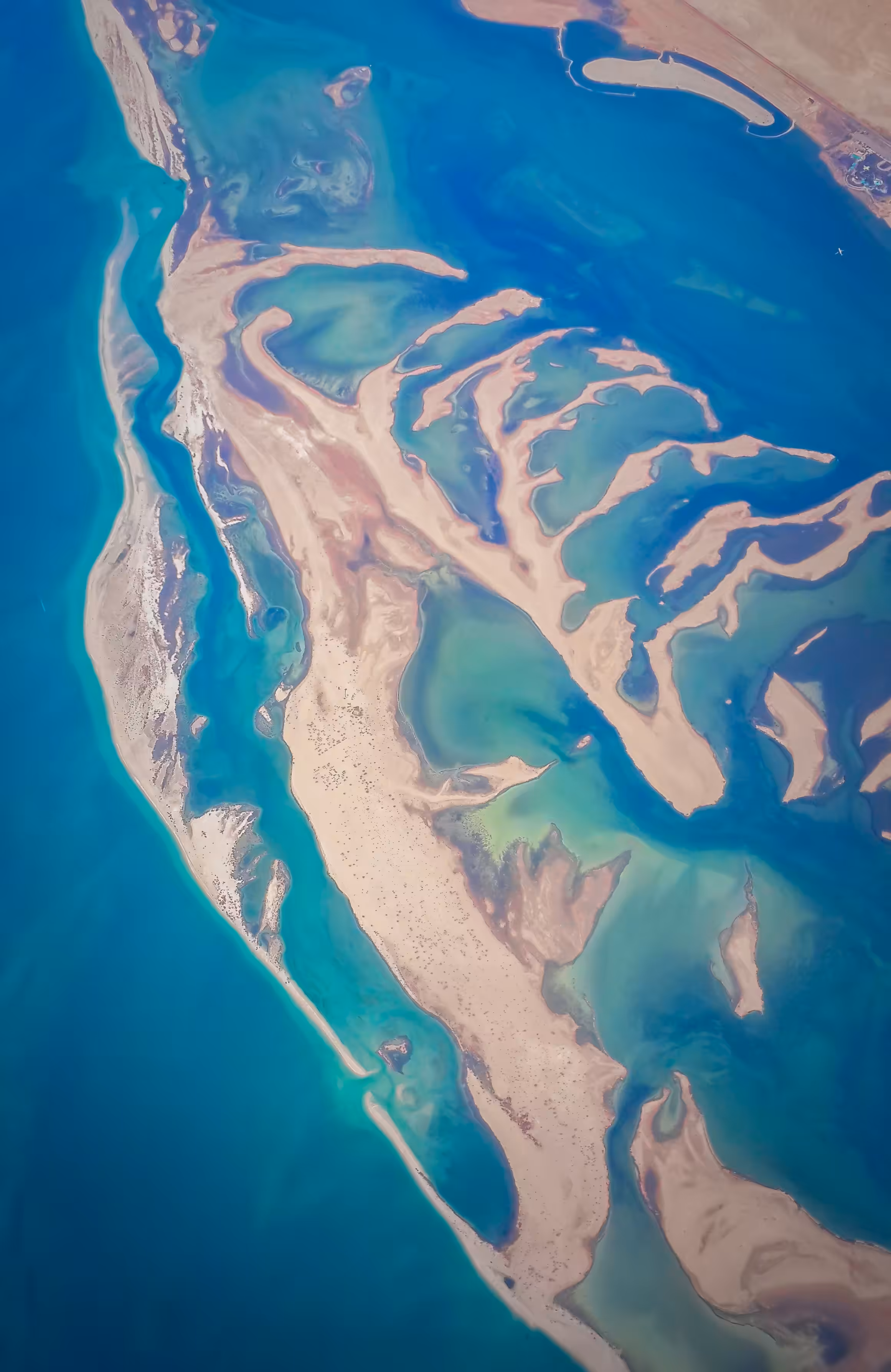 Symphony of Blue and Sandy Tones