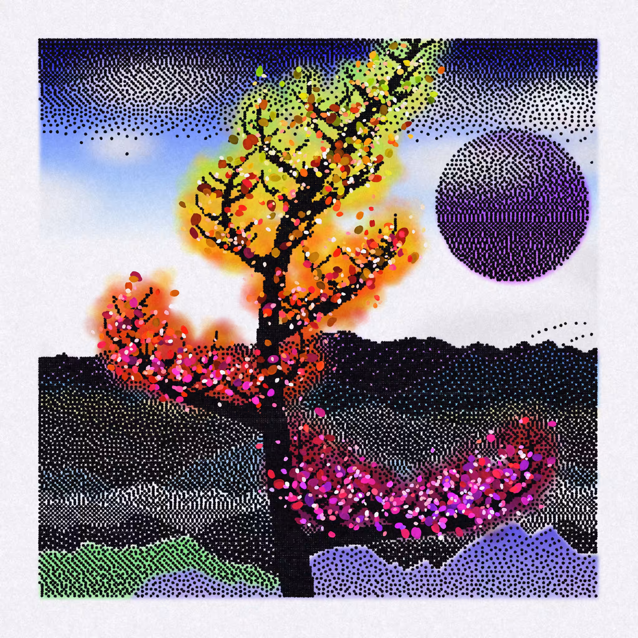 Dithered Branches #29