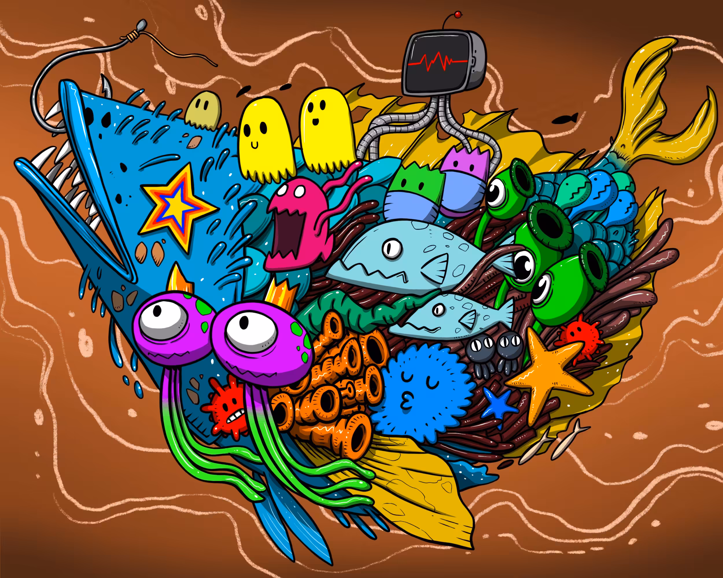 Doodle Fish: Infection