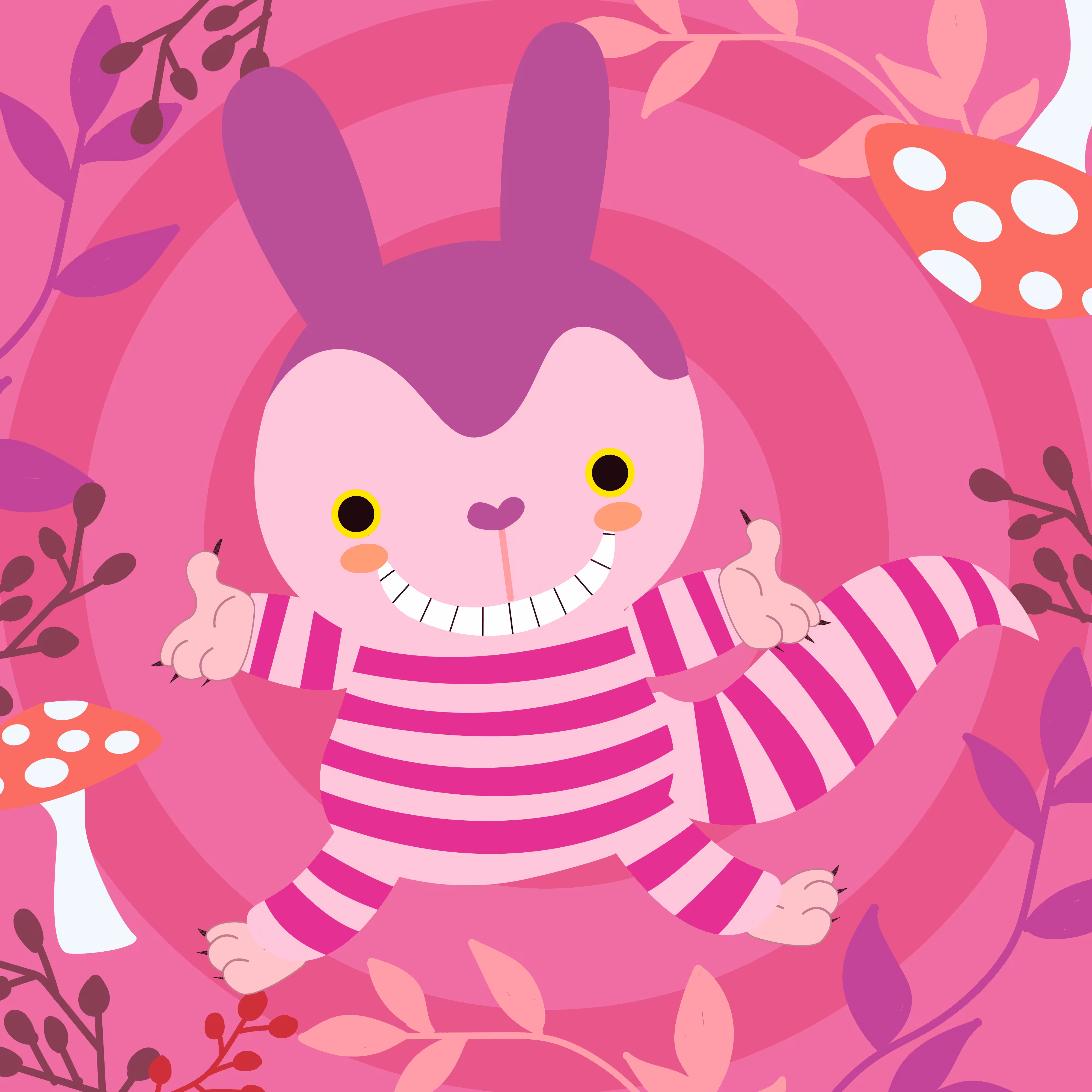 The Moody cat in wonderland