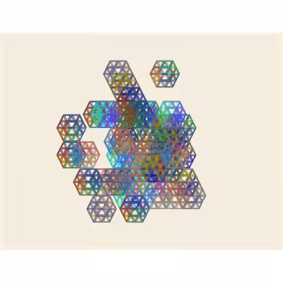 Brutalist Mesh Paintings #21