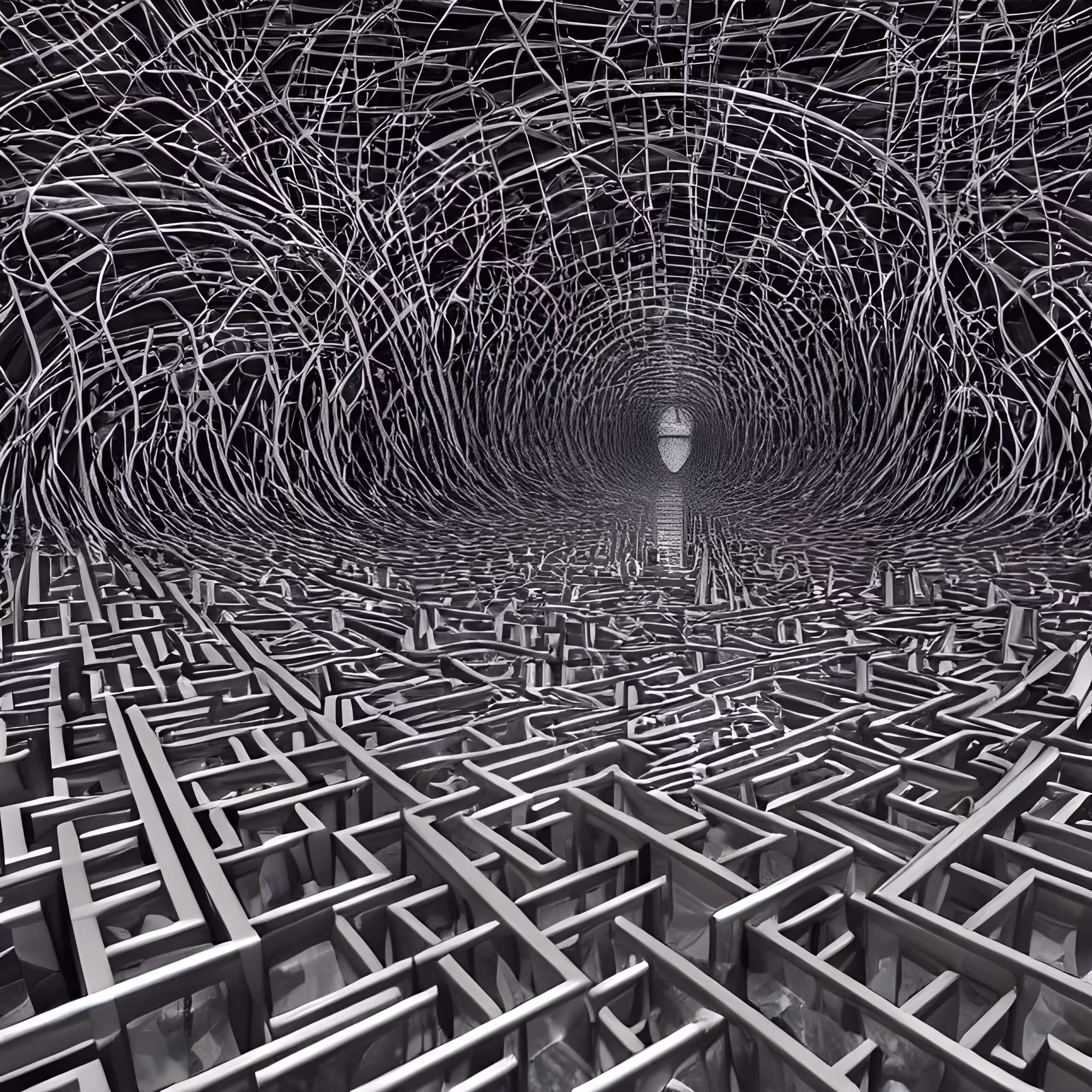 Inescapable Metal Infinity Maze