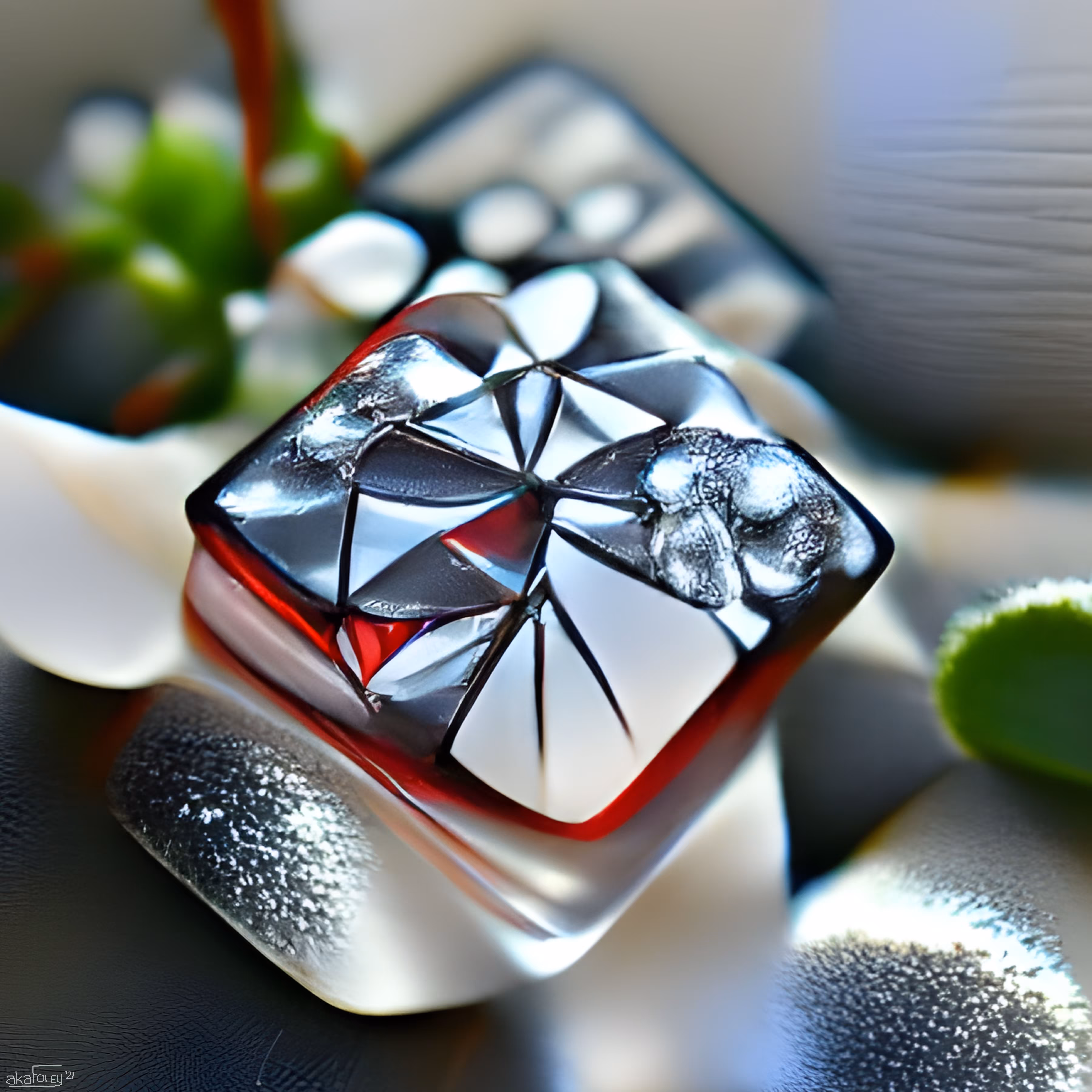 Rainbow Diamond Red