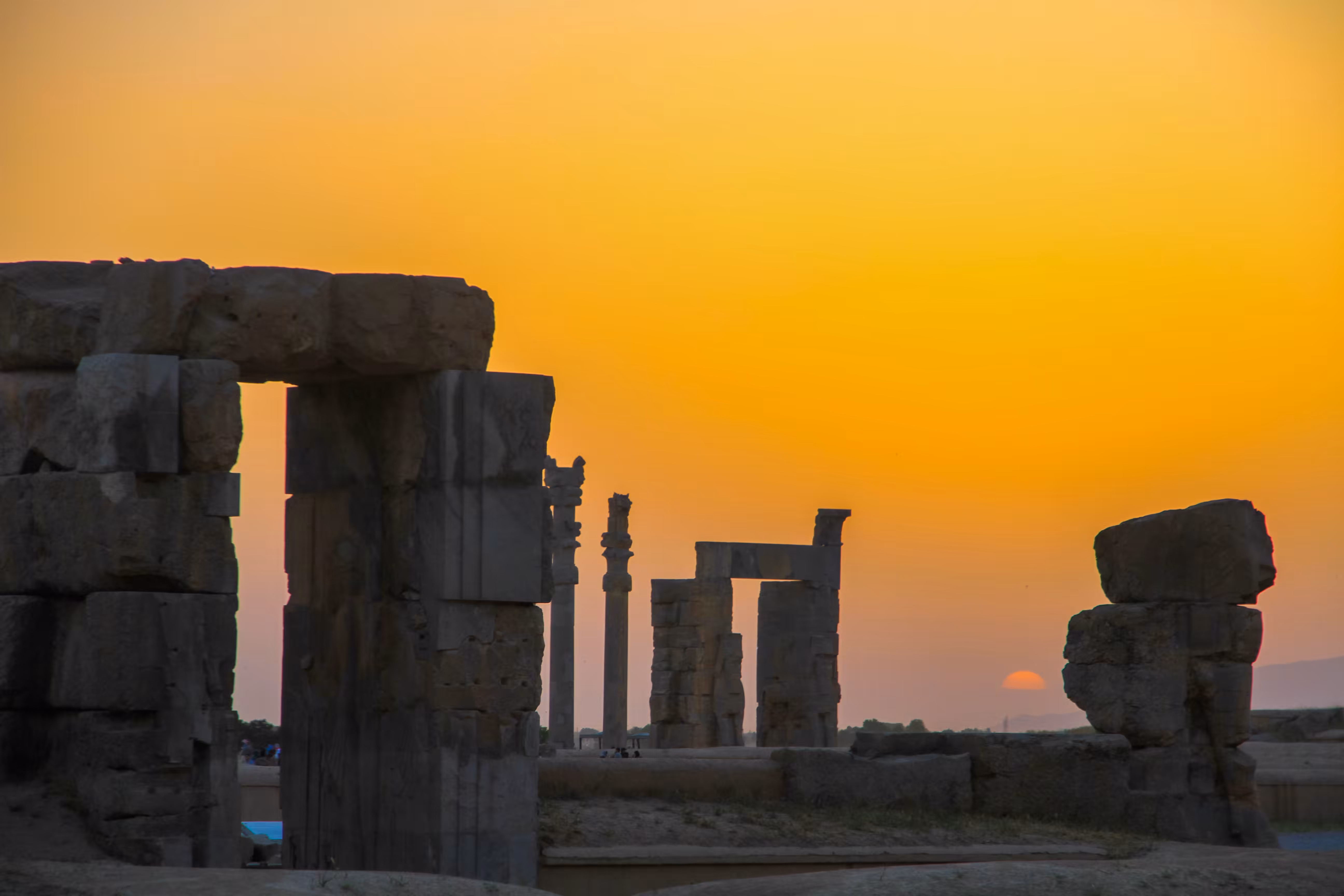 Sunset in Persepolis