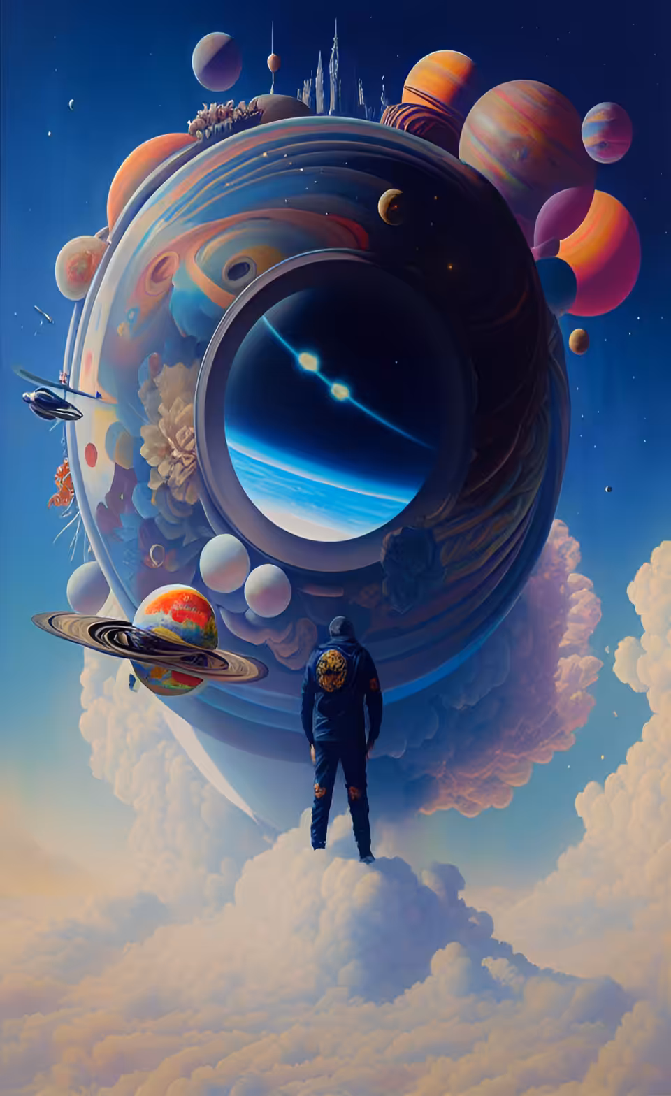 Space in you: View of the world from the outside