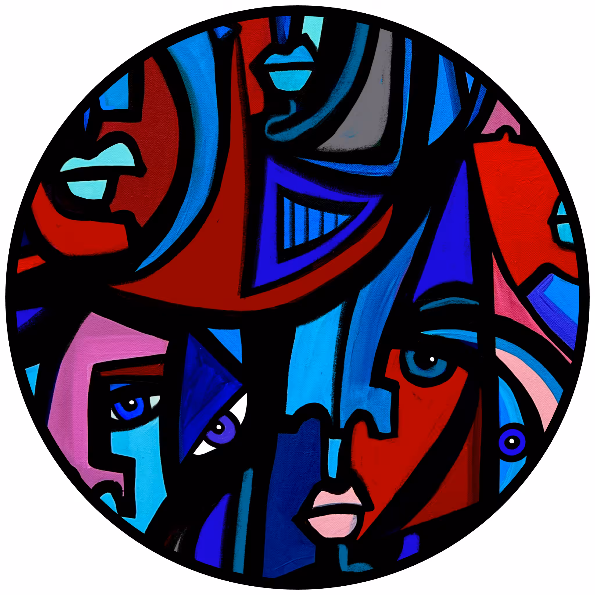 Cubist Circle 141