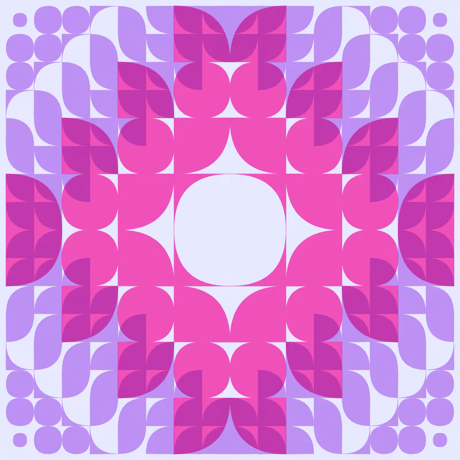 Floral tile #14