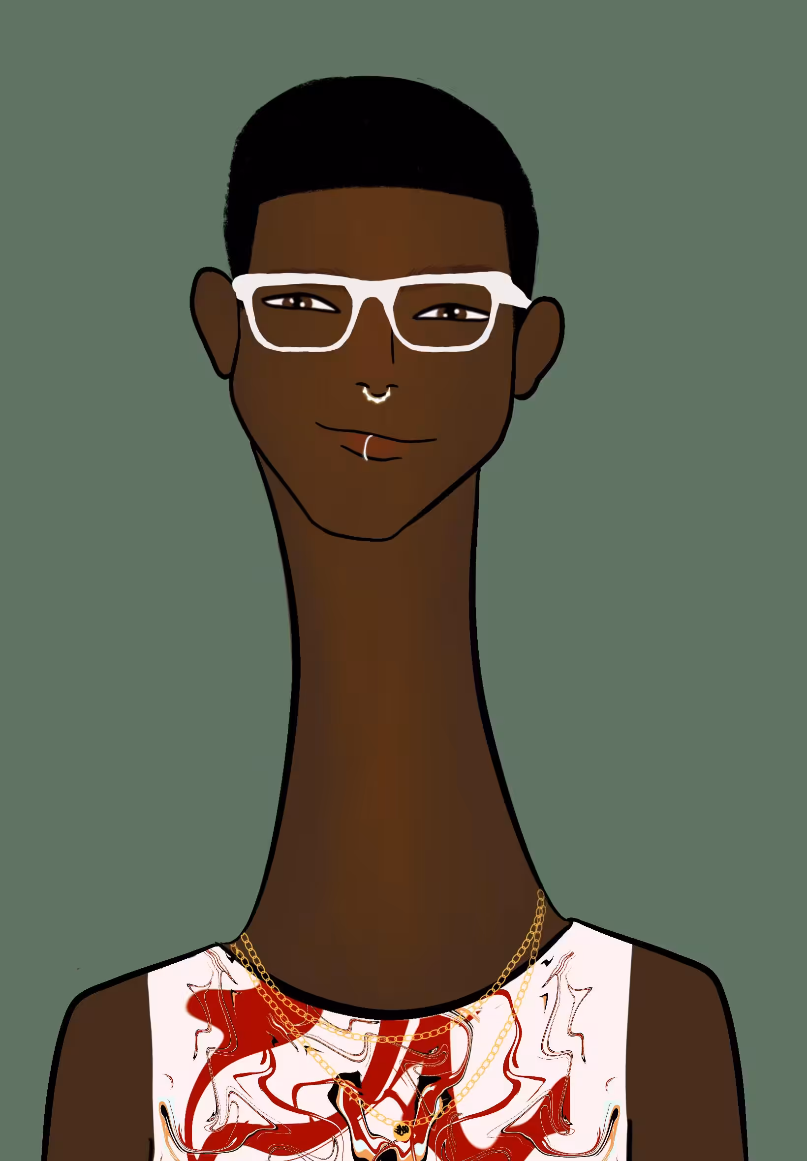Long Neckie Fellas #2180