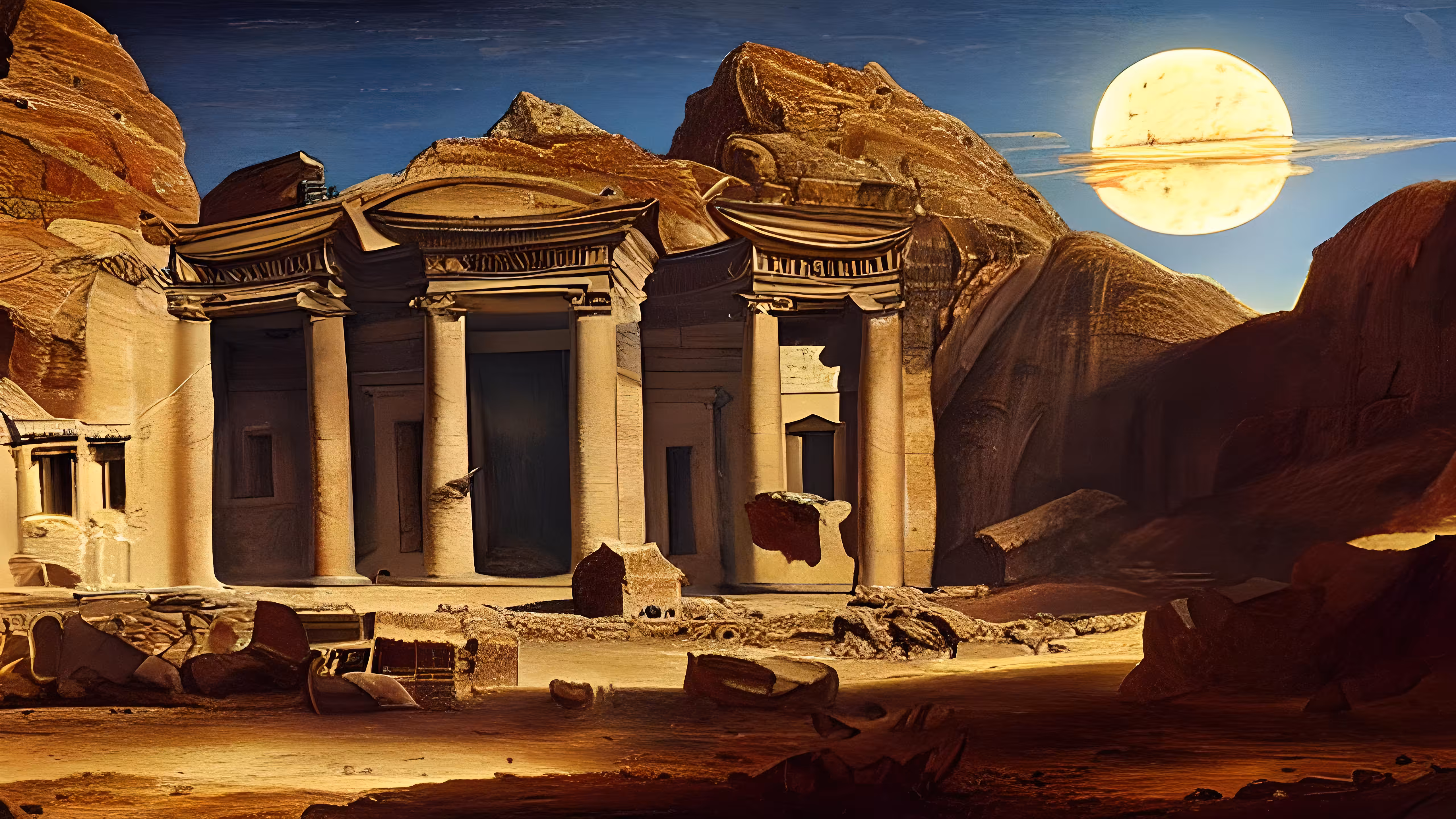 Simulation Number 89: Monastery Moon