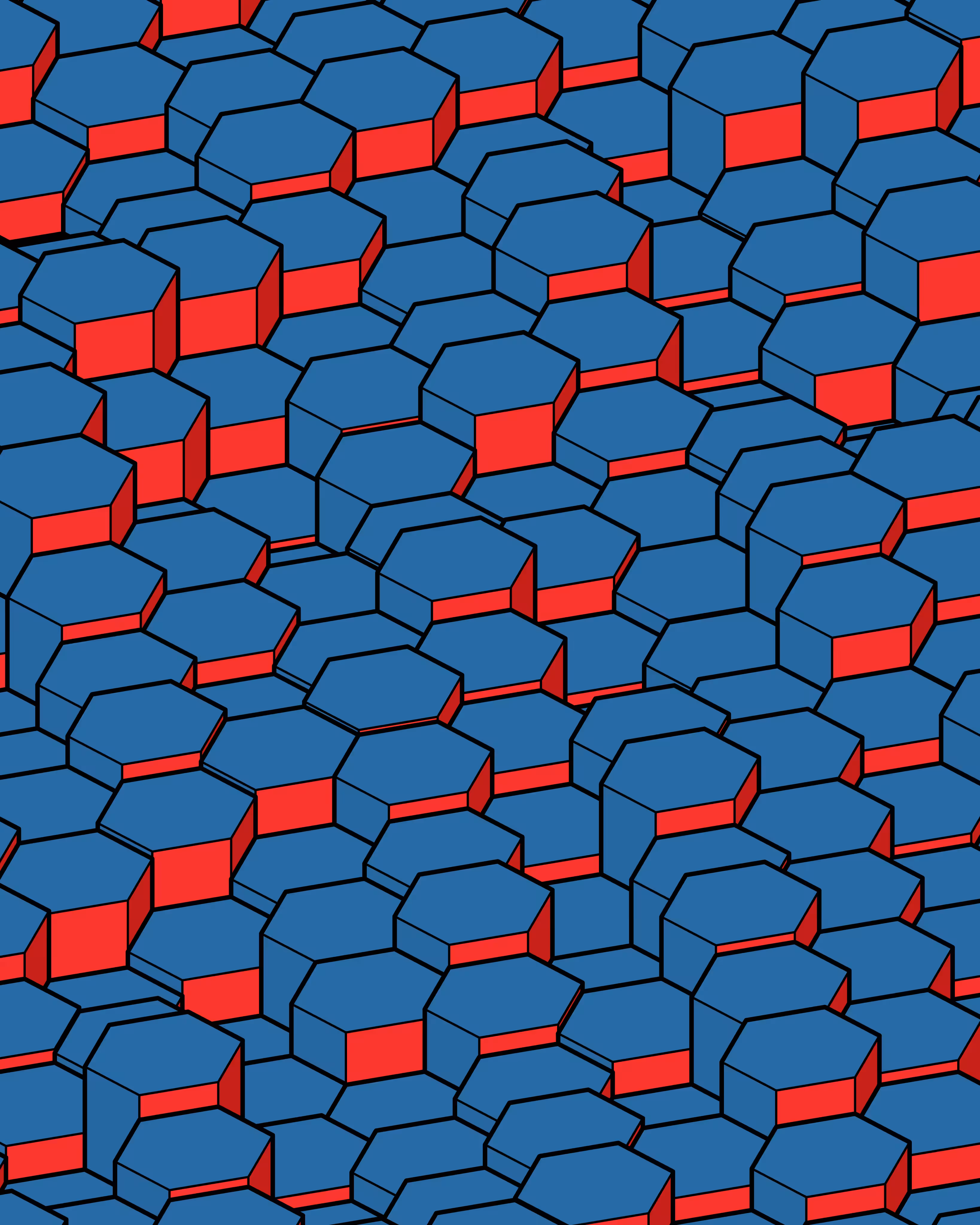 Hexagones Landscape #130