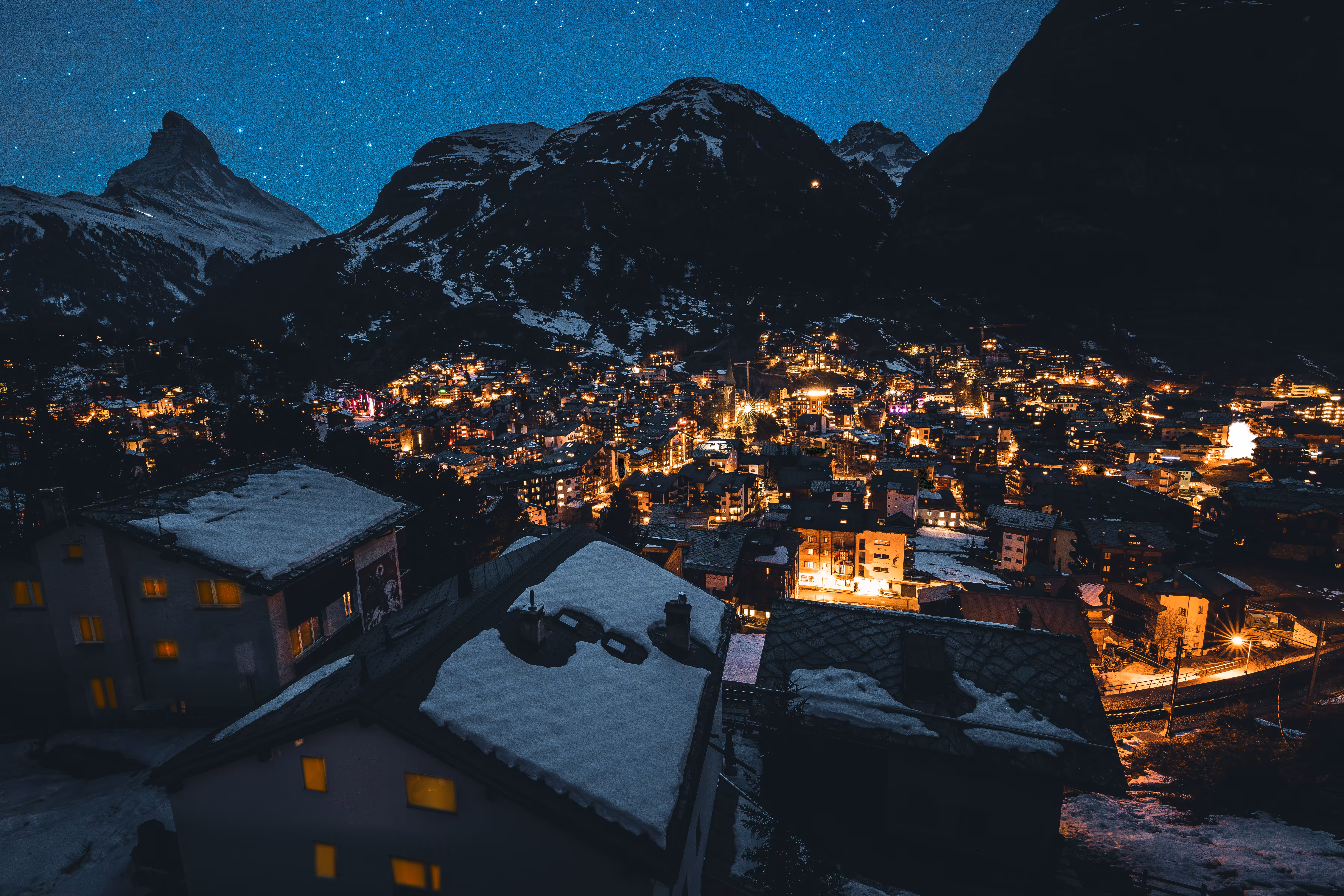 Zermatt by night