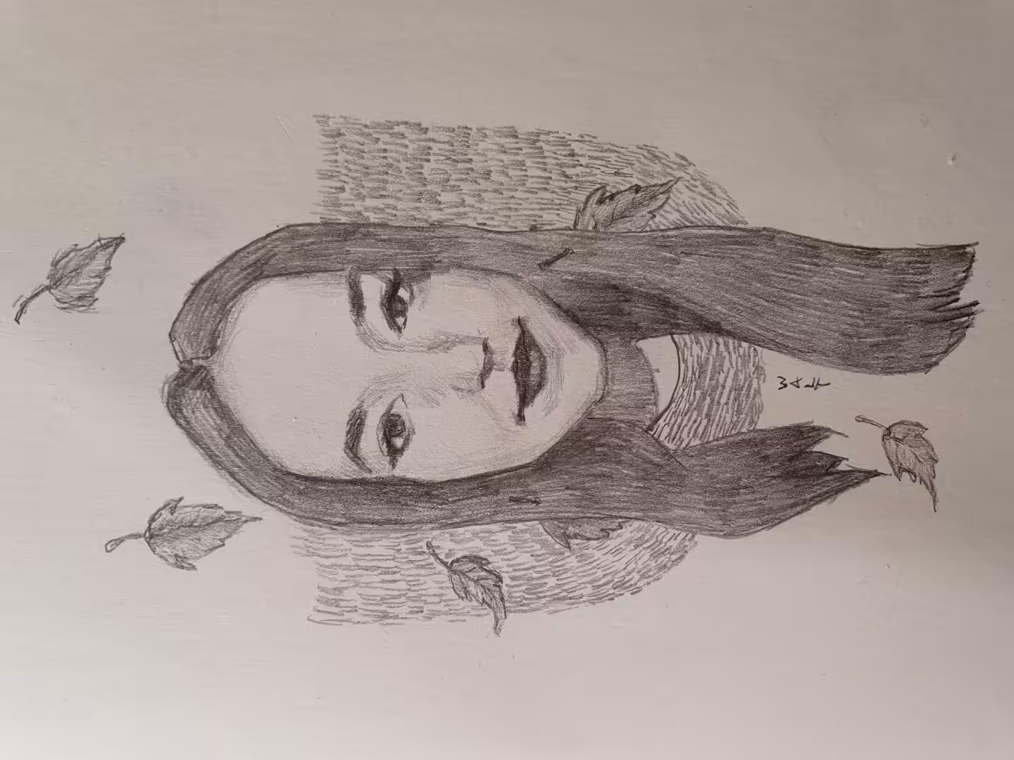 Pencil Portrait Sketches - 0007