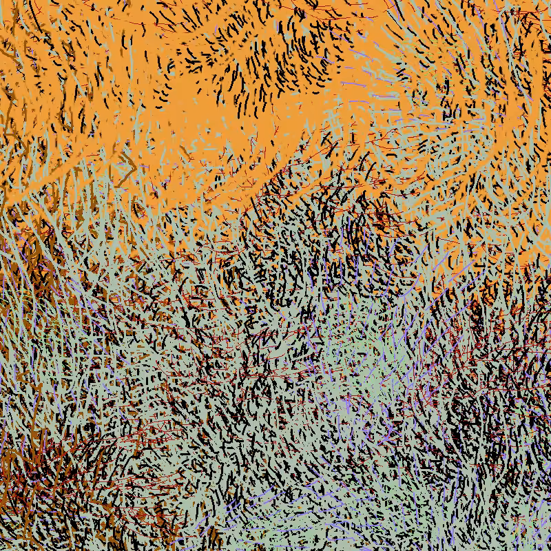 a bird worked on my painting #51