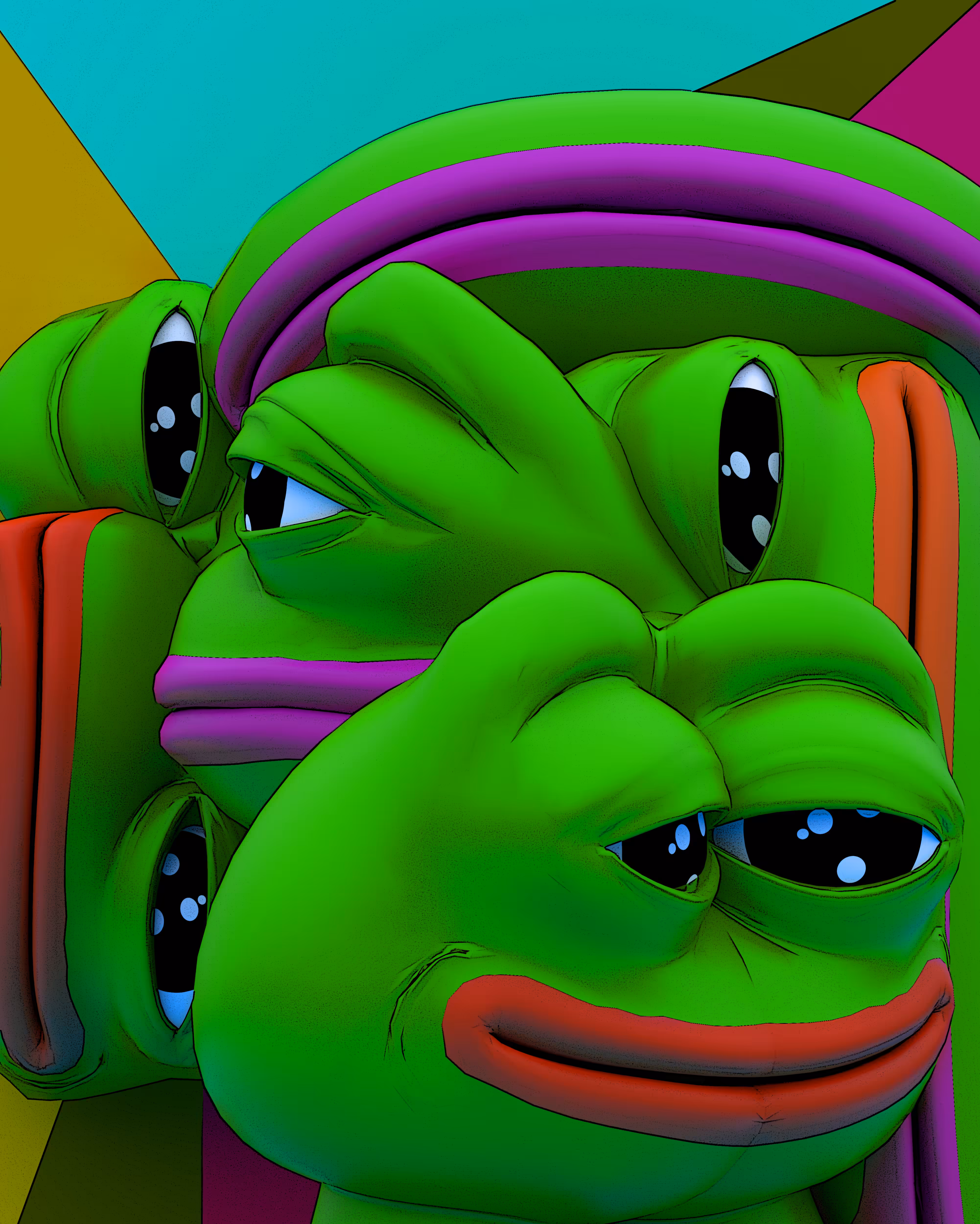 Cubism Pepe Art # 4