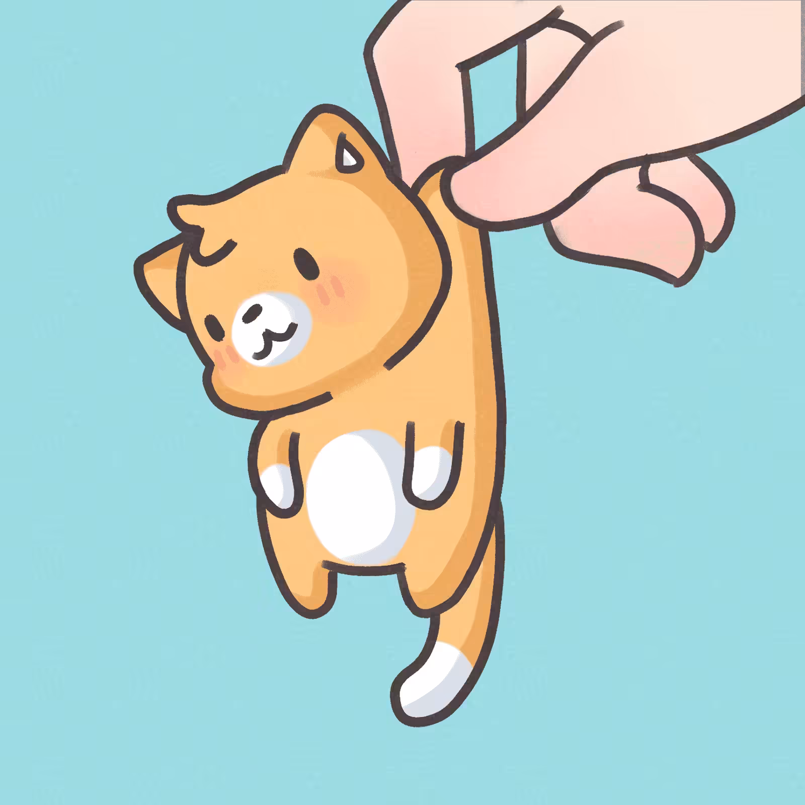 Muji orange cat #0003