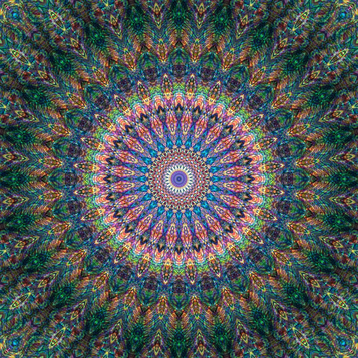 Zen Mandala Liquid Plasma