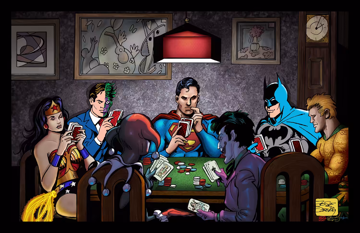 Heroes Playing Poker