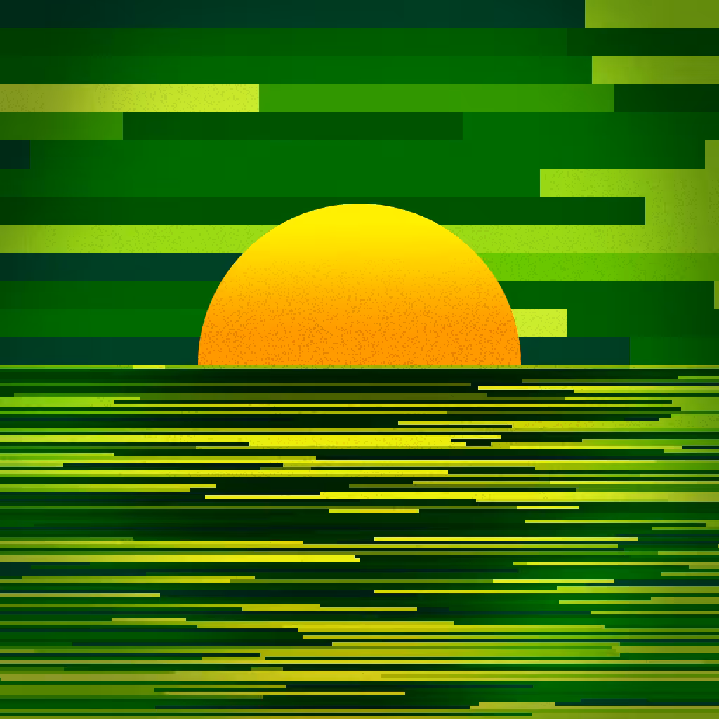Jungle sunset #01