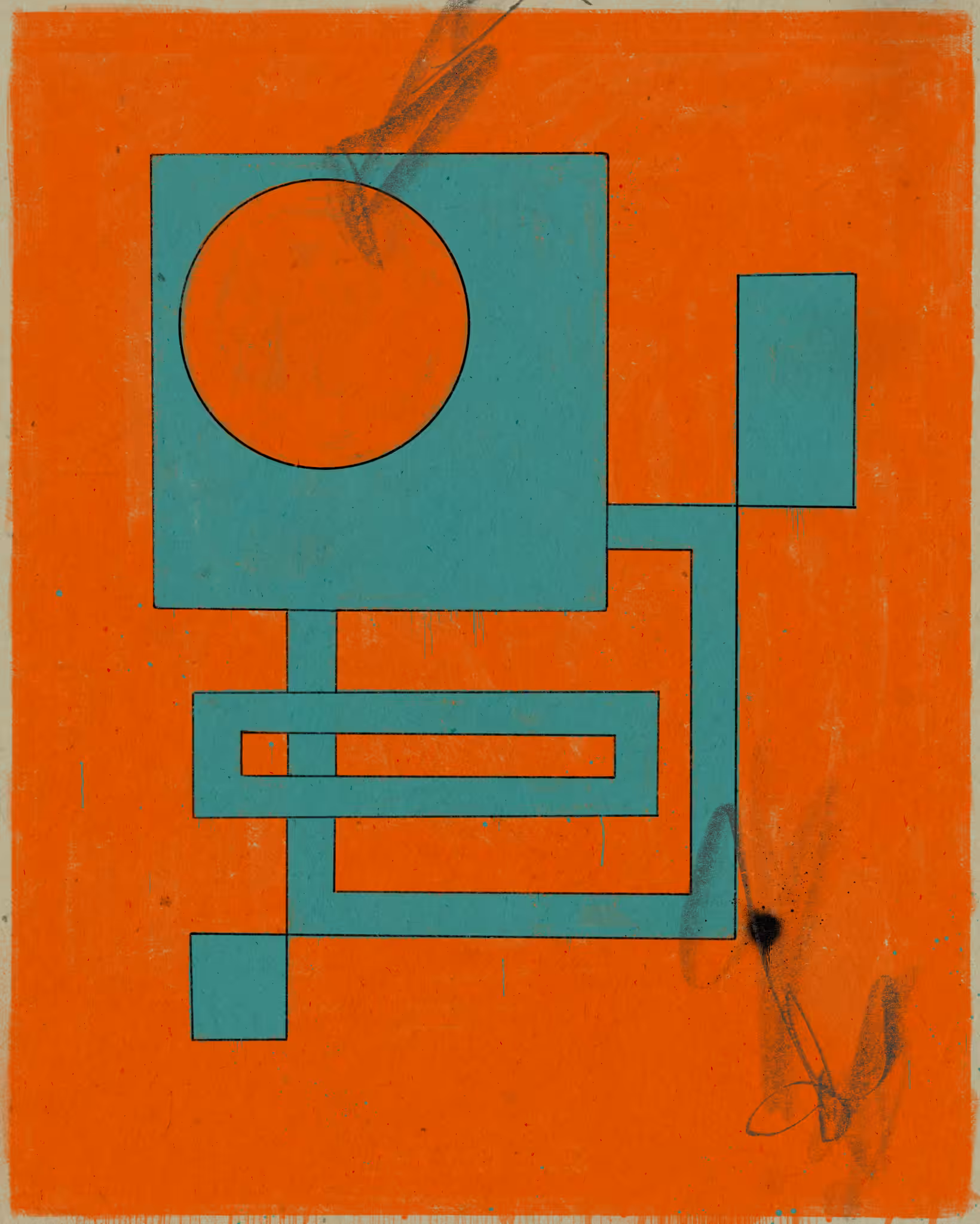 Composition with Black Dot