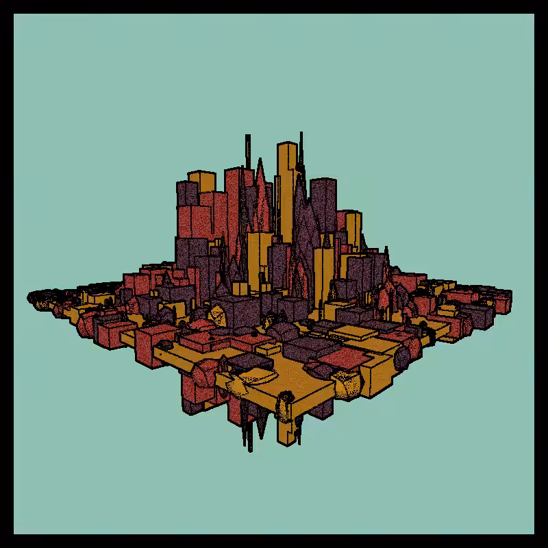 Crystal forest #15