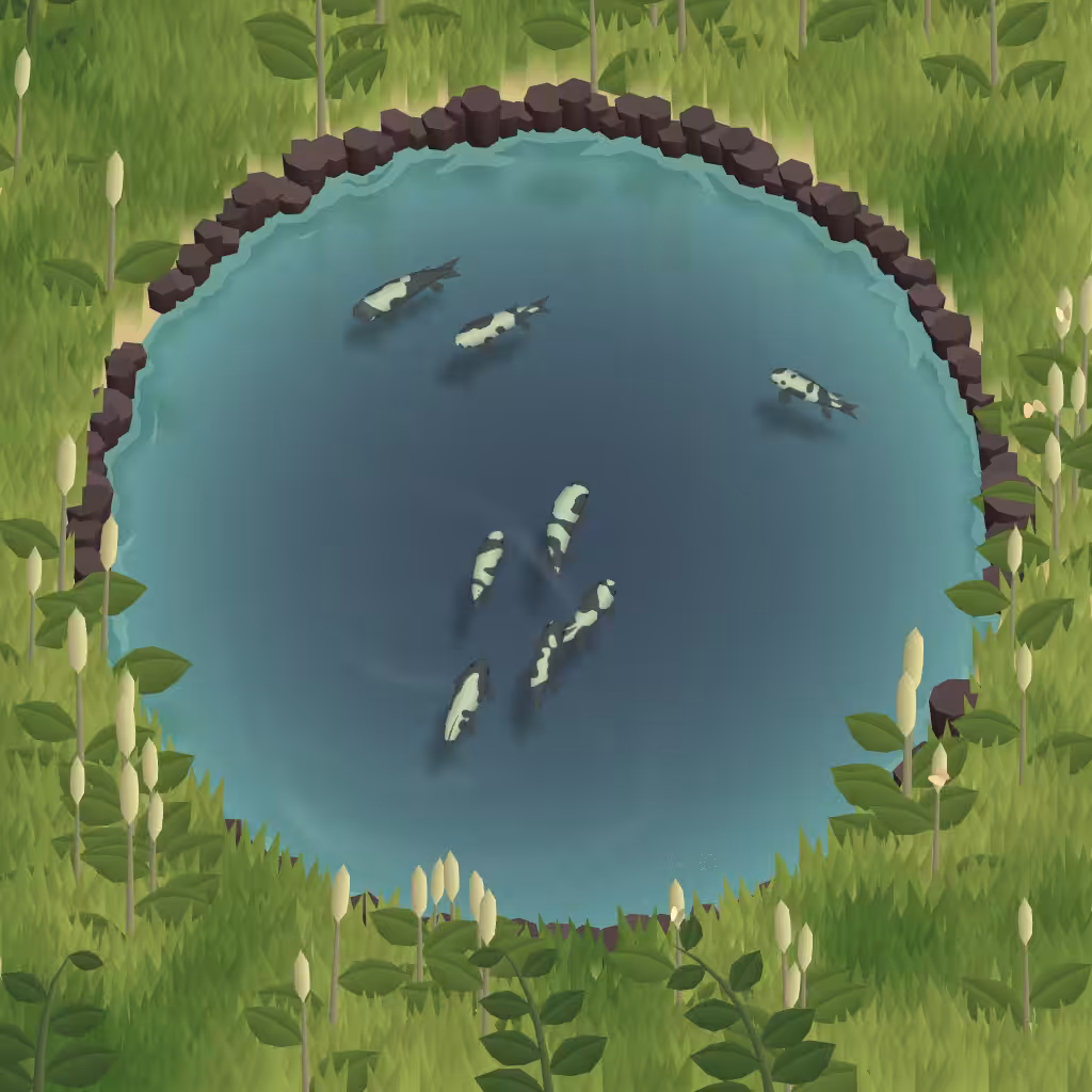 Koi Pond #2 - Utsuri