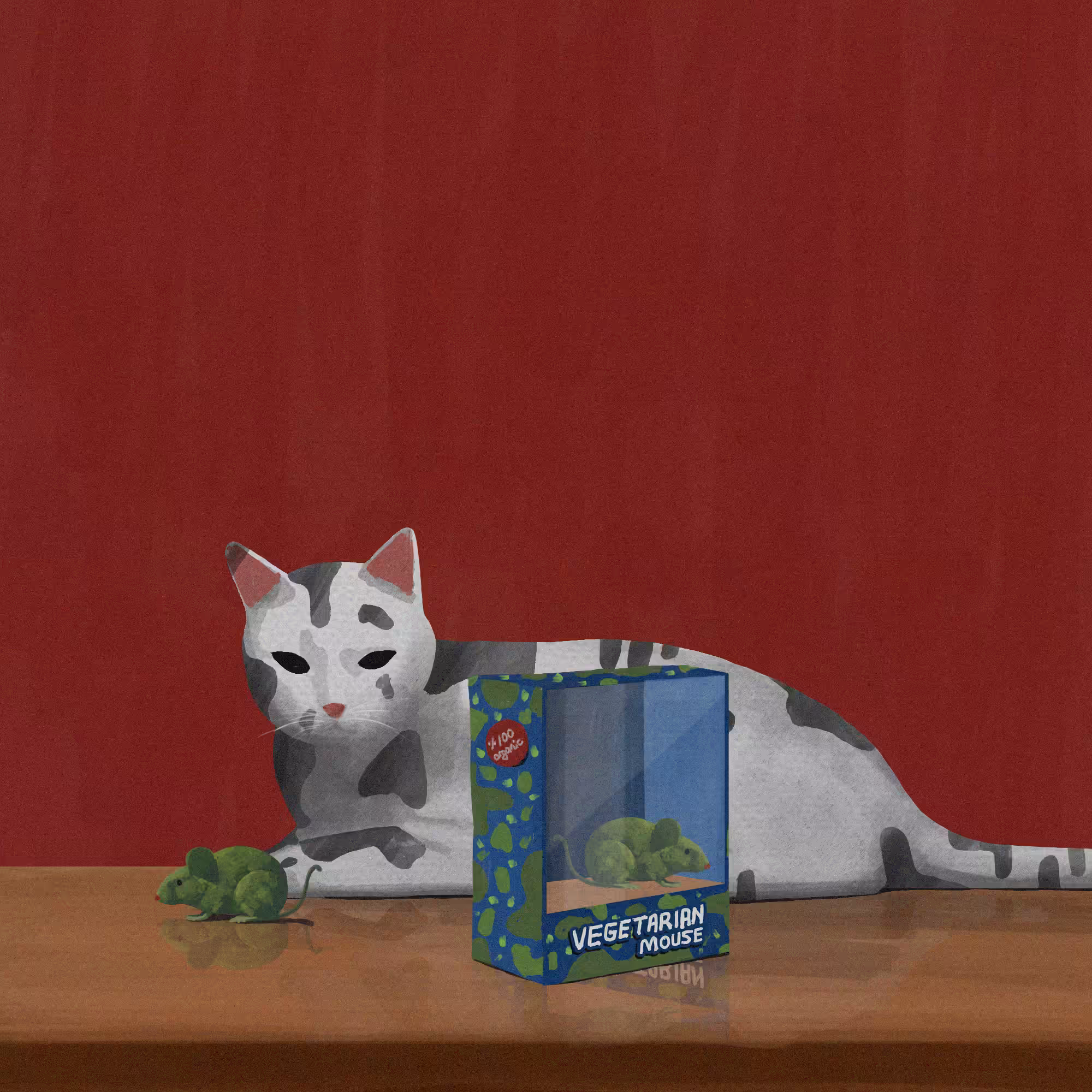 vegetarian cat